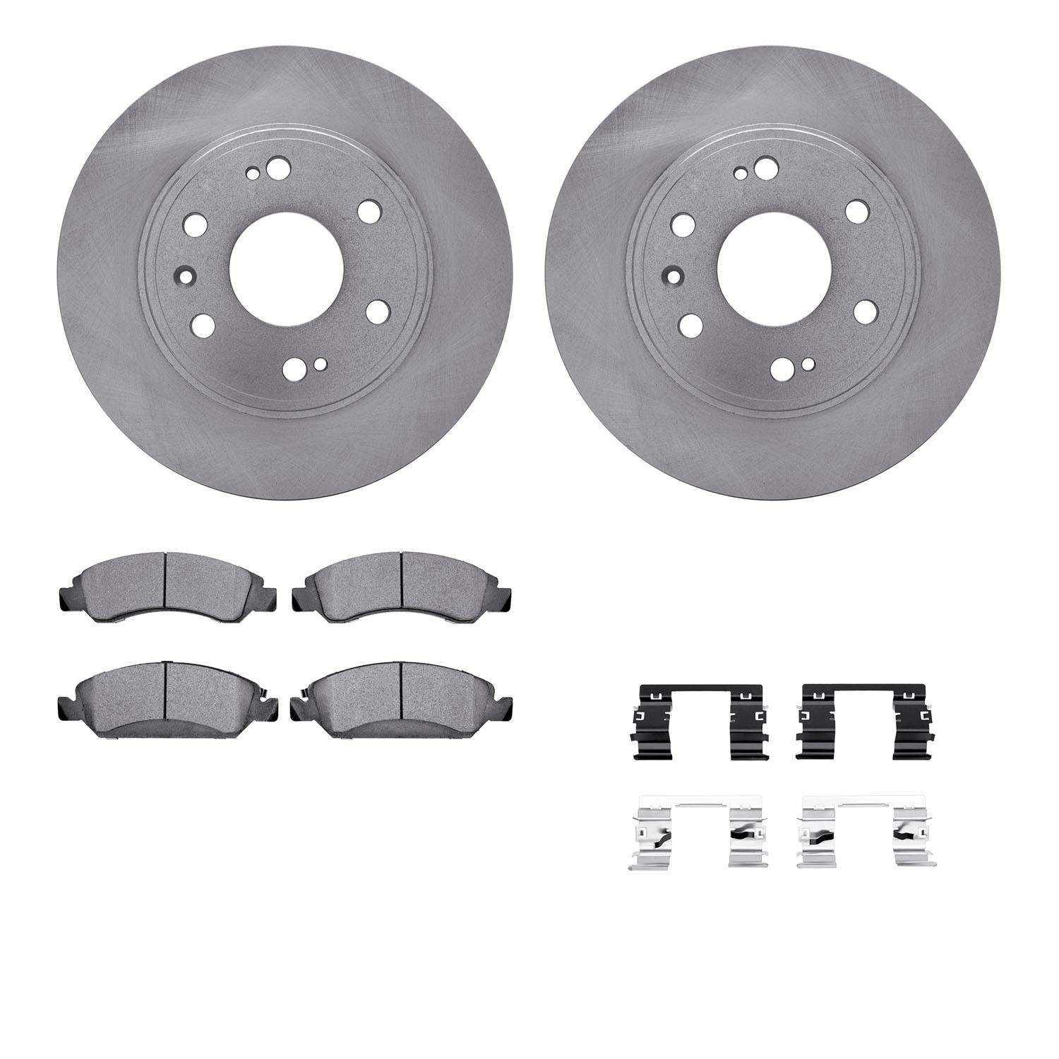 DFC Brake Rotor- HD Brake Pad - Hardware