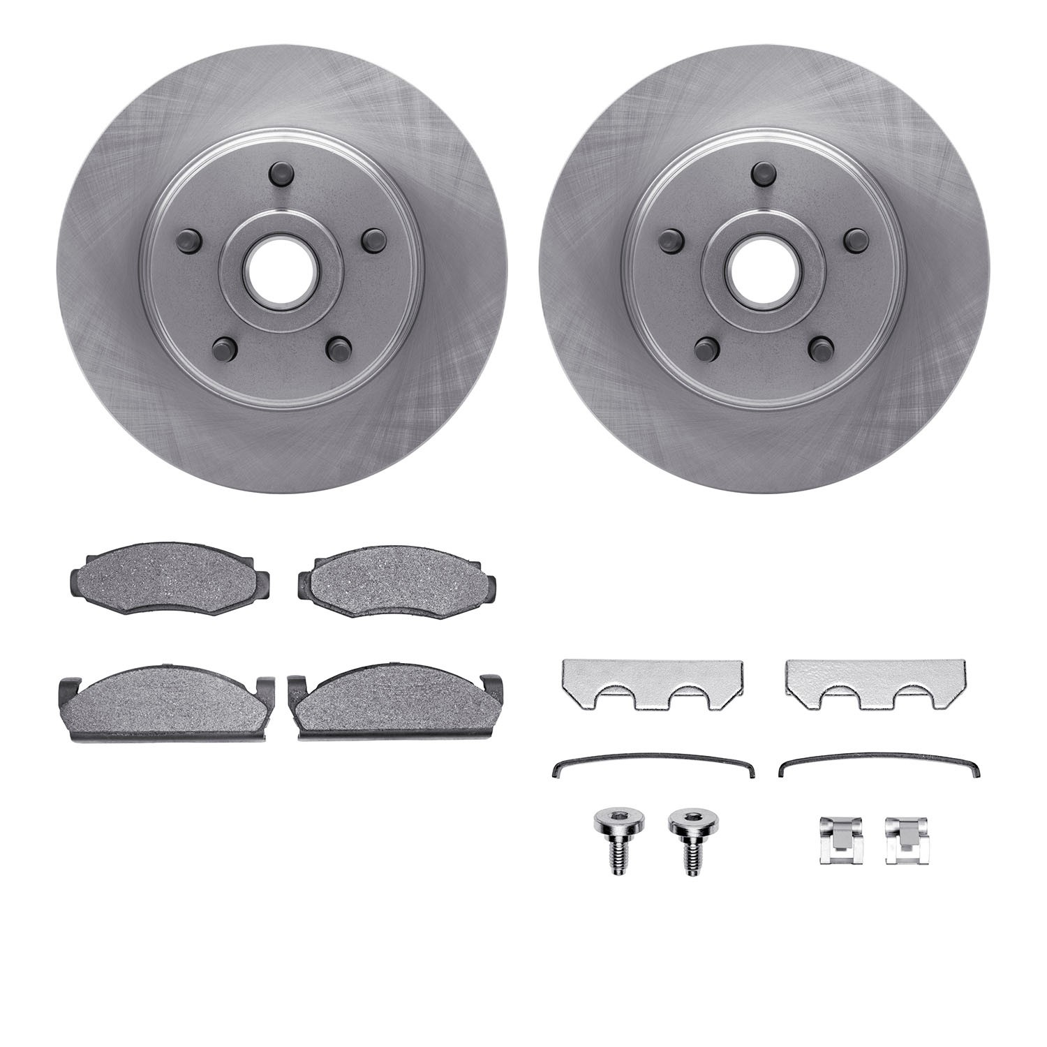 DFC Brake Rotor- HD Brake Pad - Hardware