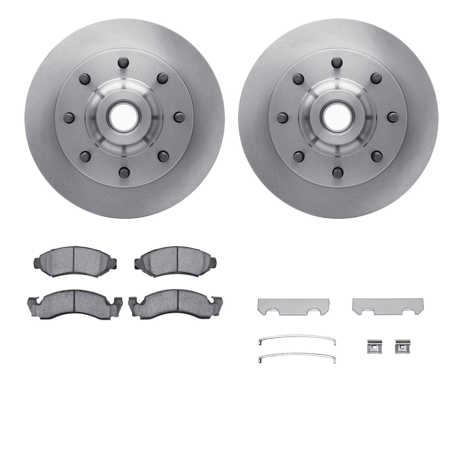 DFC Brake Rotor- HD Brake Pad - Hardware