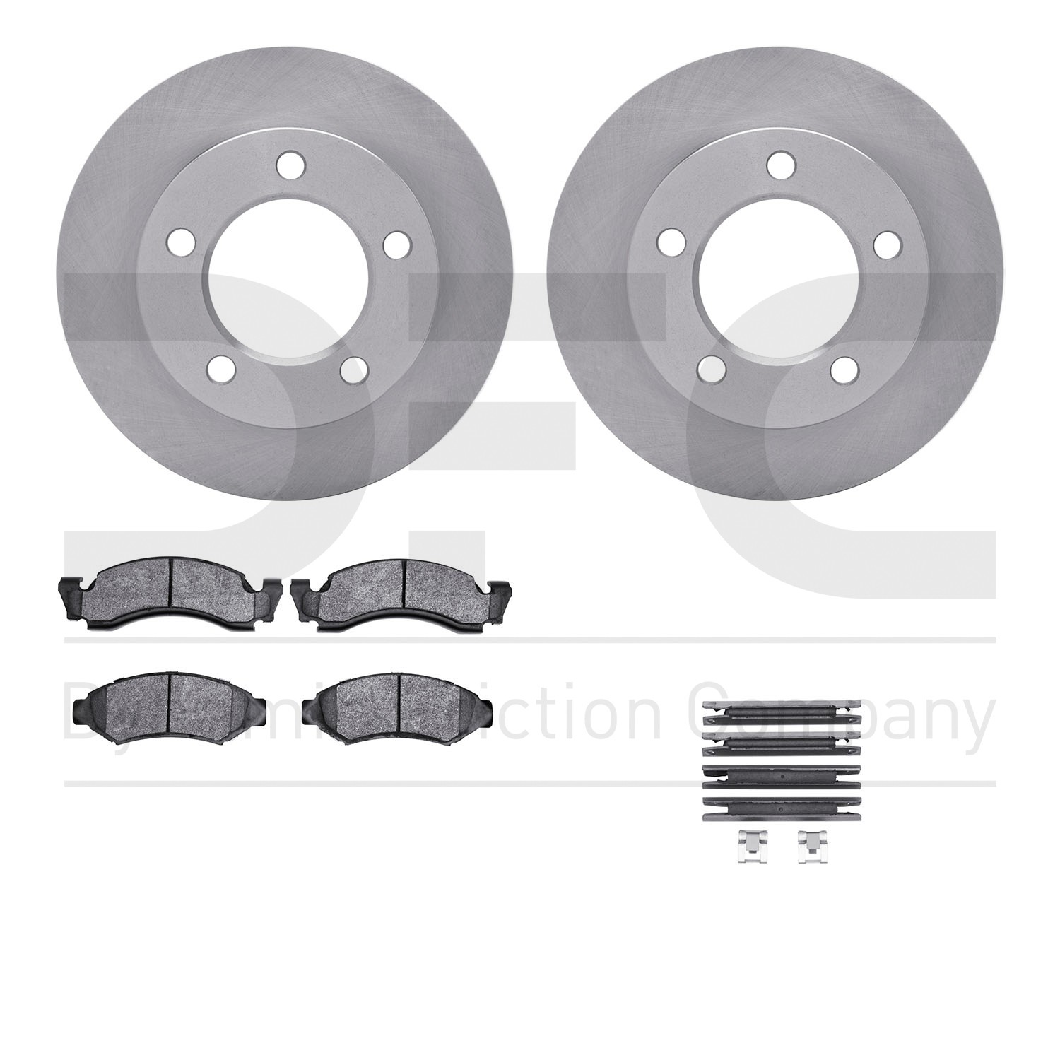 DFC Brake Rotor- HD Brake Pad - Hardware