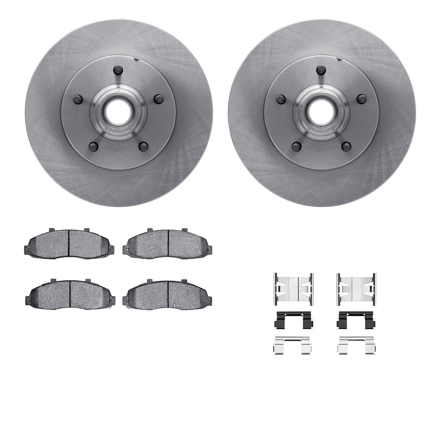 DFC Brake Rotor- HD Brake Pad - Hardware