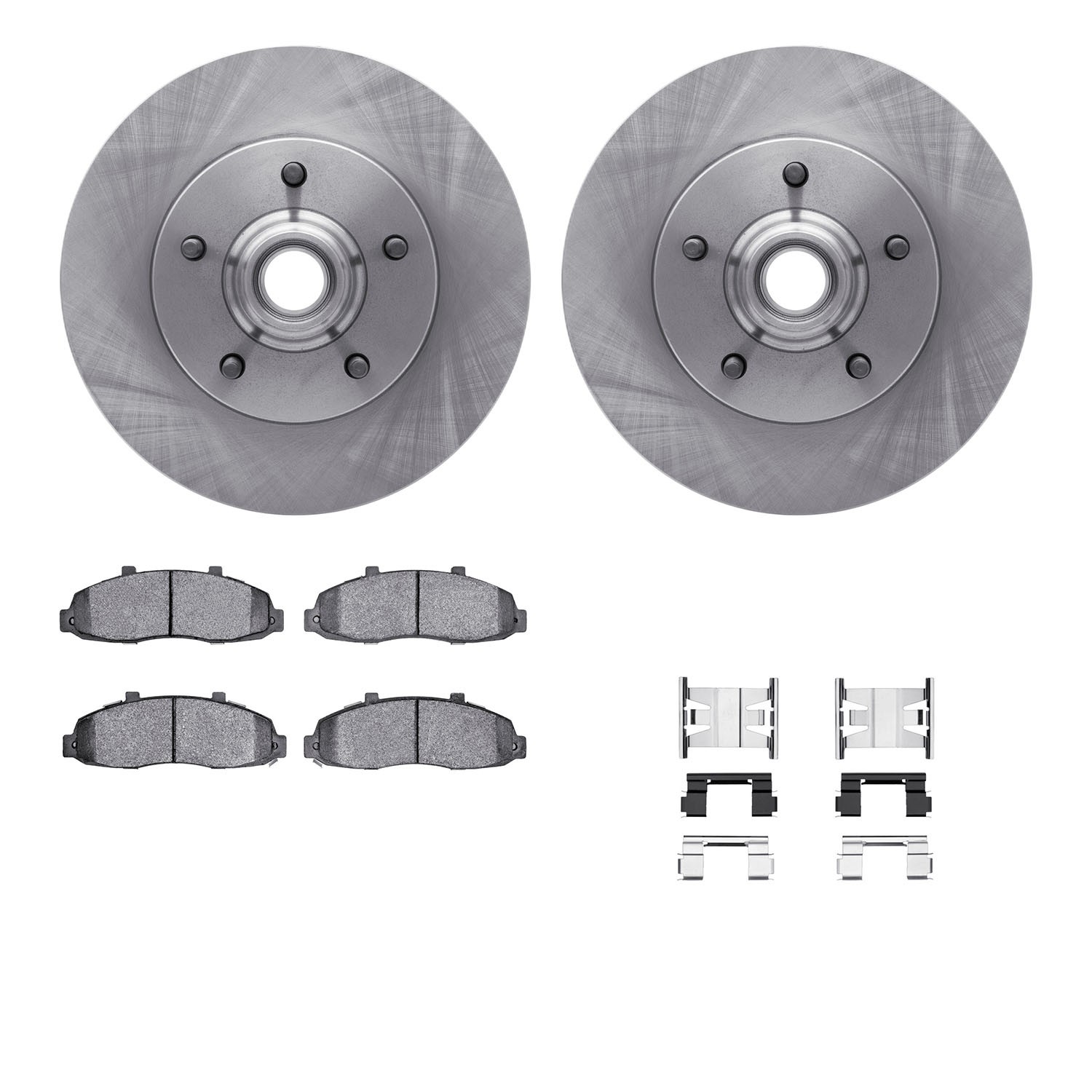 DFC Brake Rotor- HD Brake Pad - Hardware