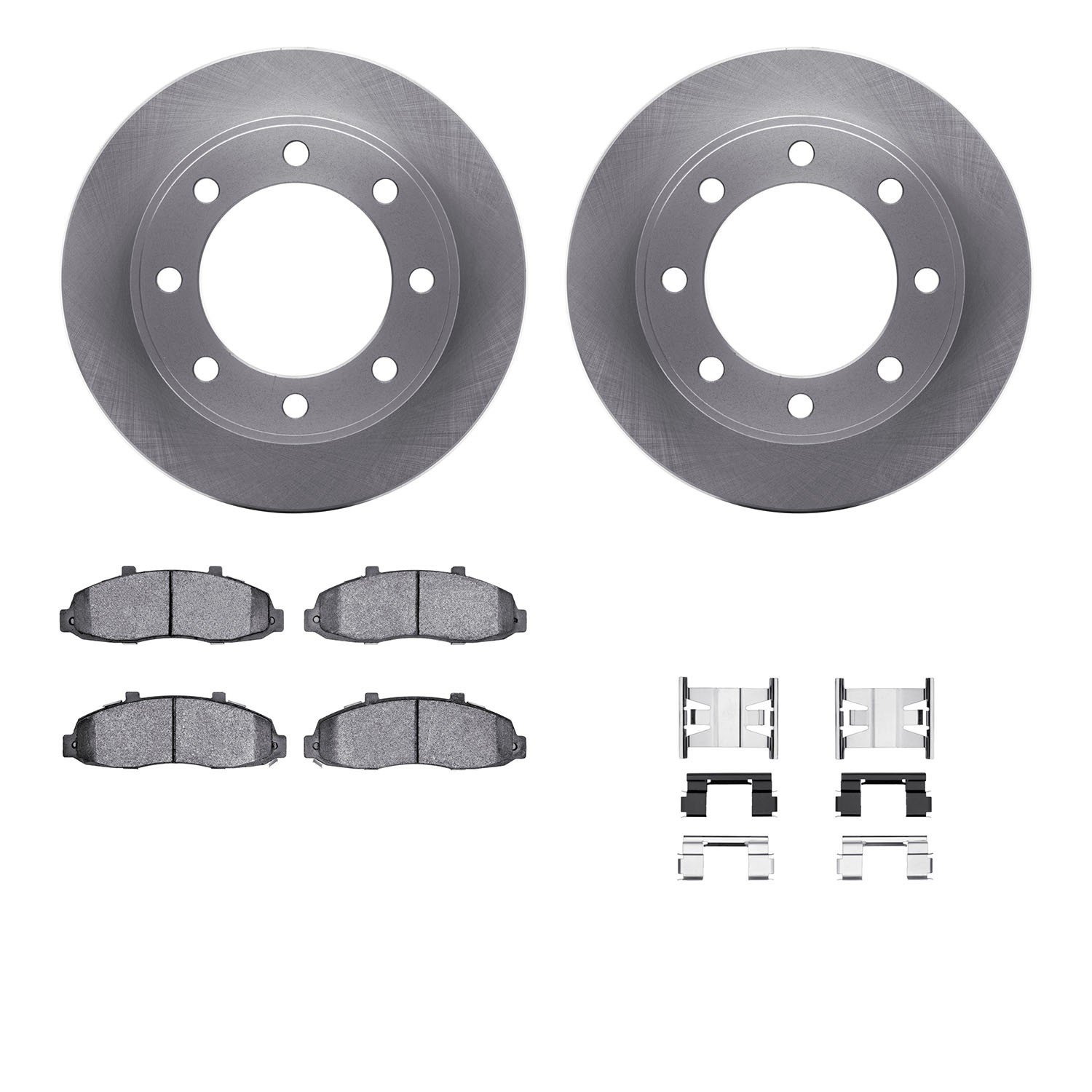 DFC Brake Rotor- HD Brake Pad - Hardware