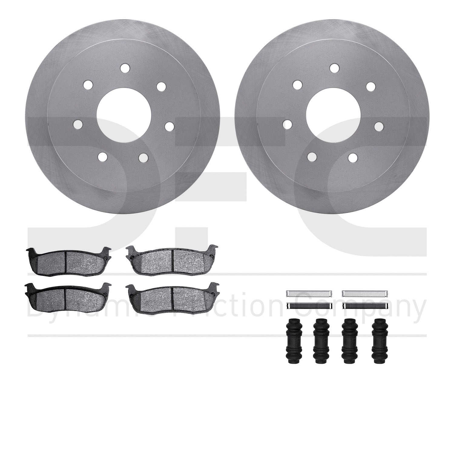 DFC Brake Rotor- HD Brake Pad - Hardware