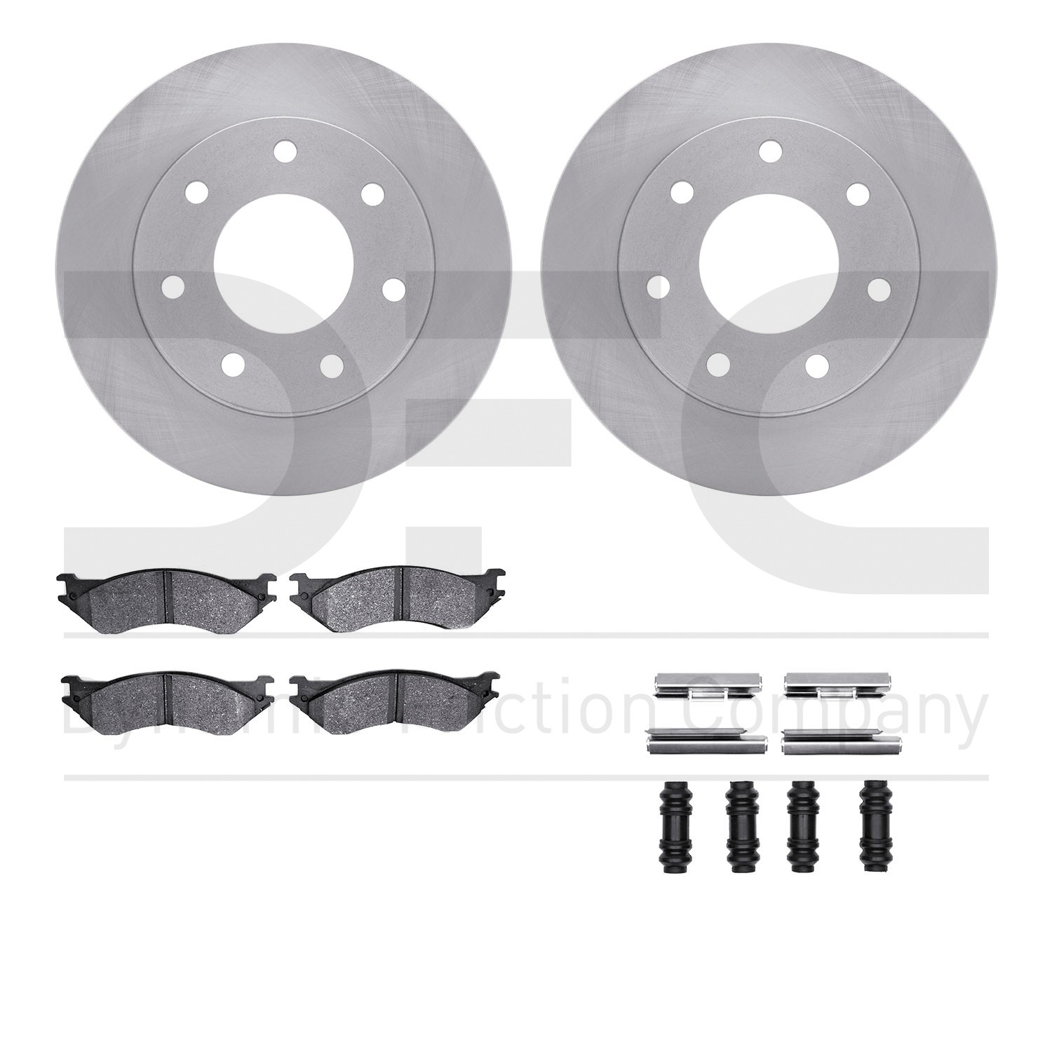 DFC Brake Rotor- HD Brake Pad - Hardware