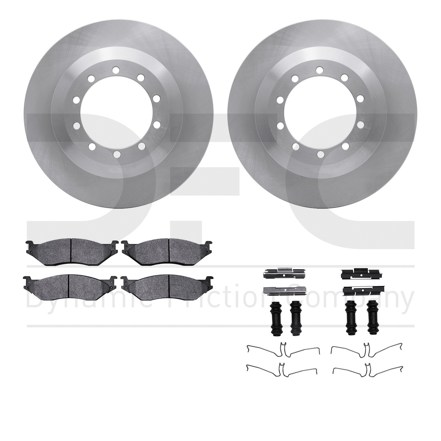 DFC Brake Rotor- HD Brake Pad - Hardware