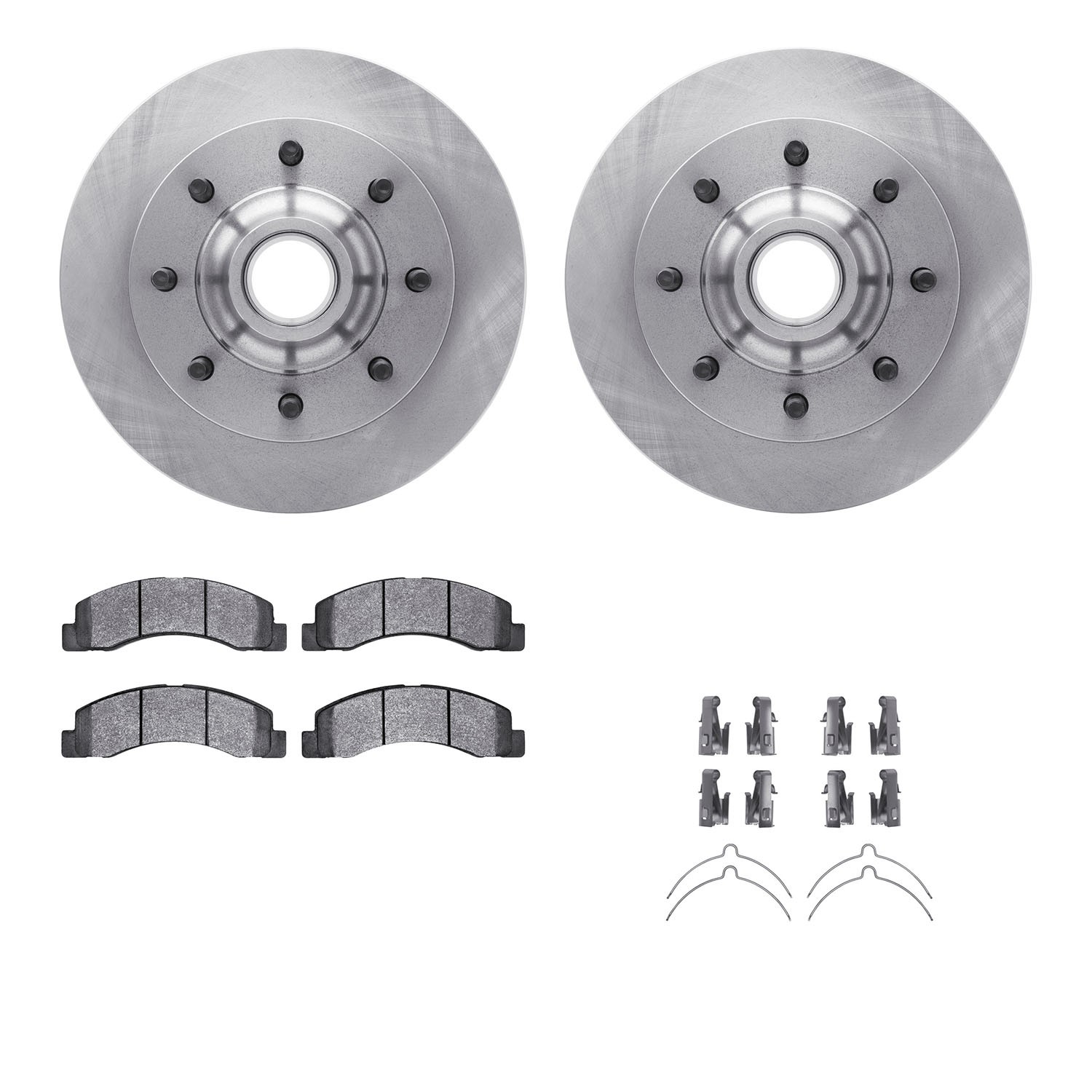 DFC Brake Rotor- HD Brake Pad - Hardware