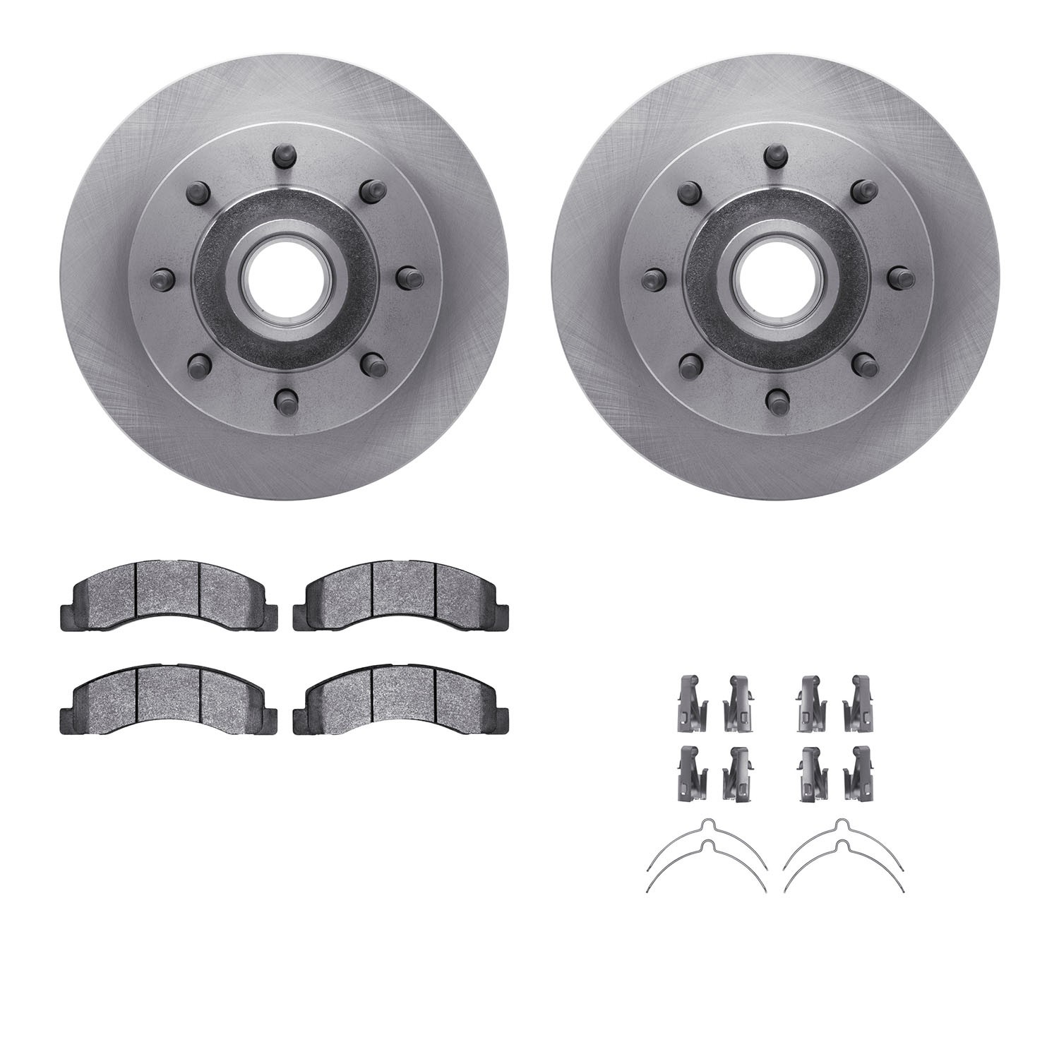 DFC Brake Rotor- HD Brake Pad - Hardware