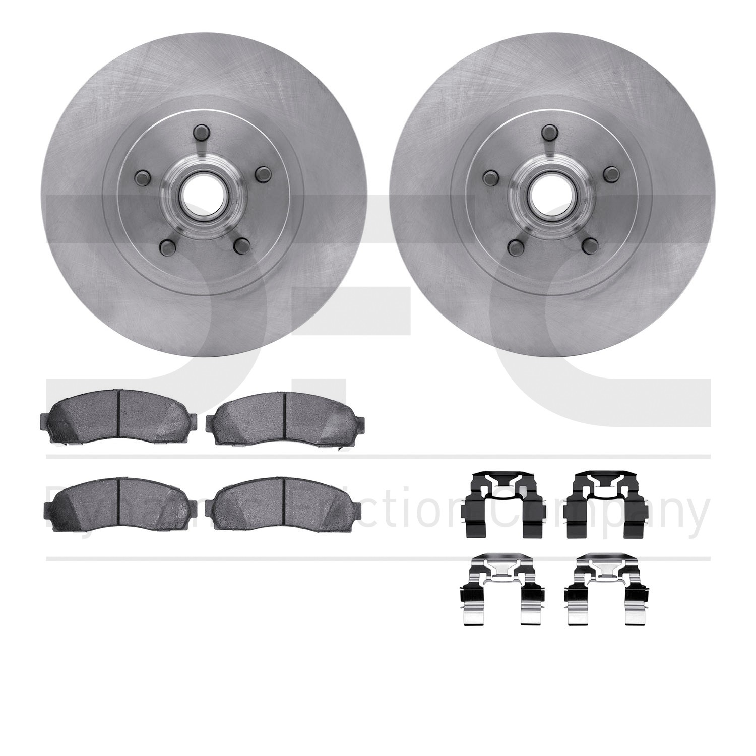DFC Brake Rotor- HD Brake Pad - Hardware
