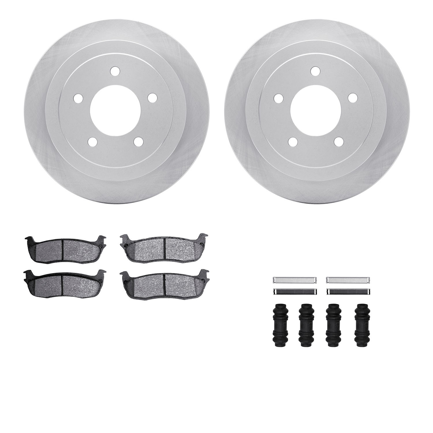 DFC Brake Rotor- HD Brake Pad - Hardware