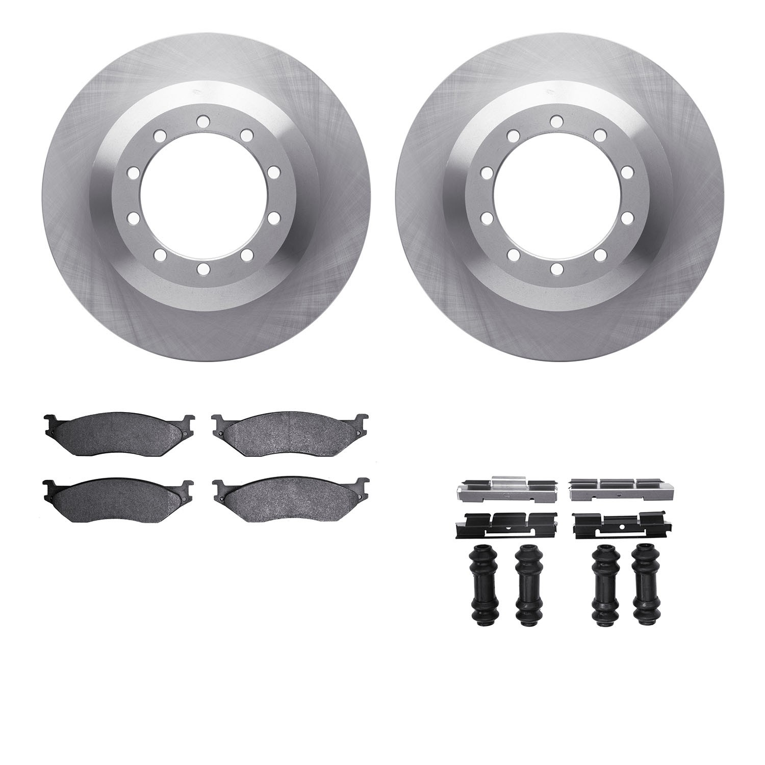 DFC Brake Rotor- HD Brake Pad - Hardware