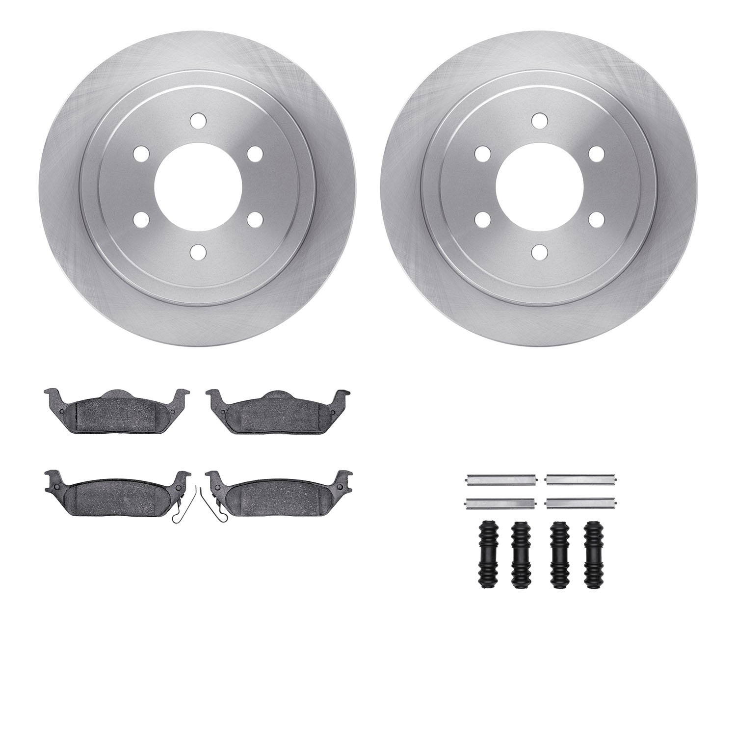 DFC Brake Rotor- HD Brake Pad - Hardware
