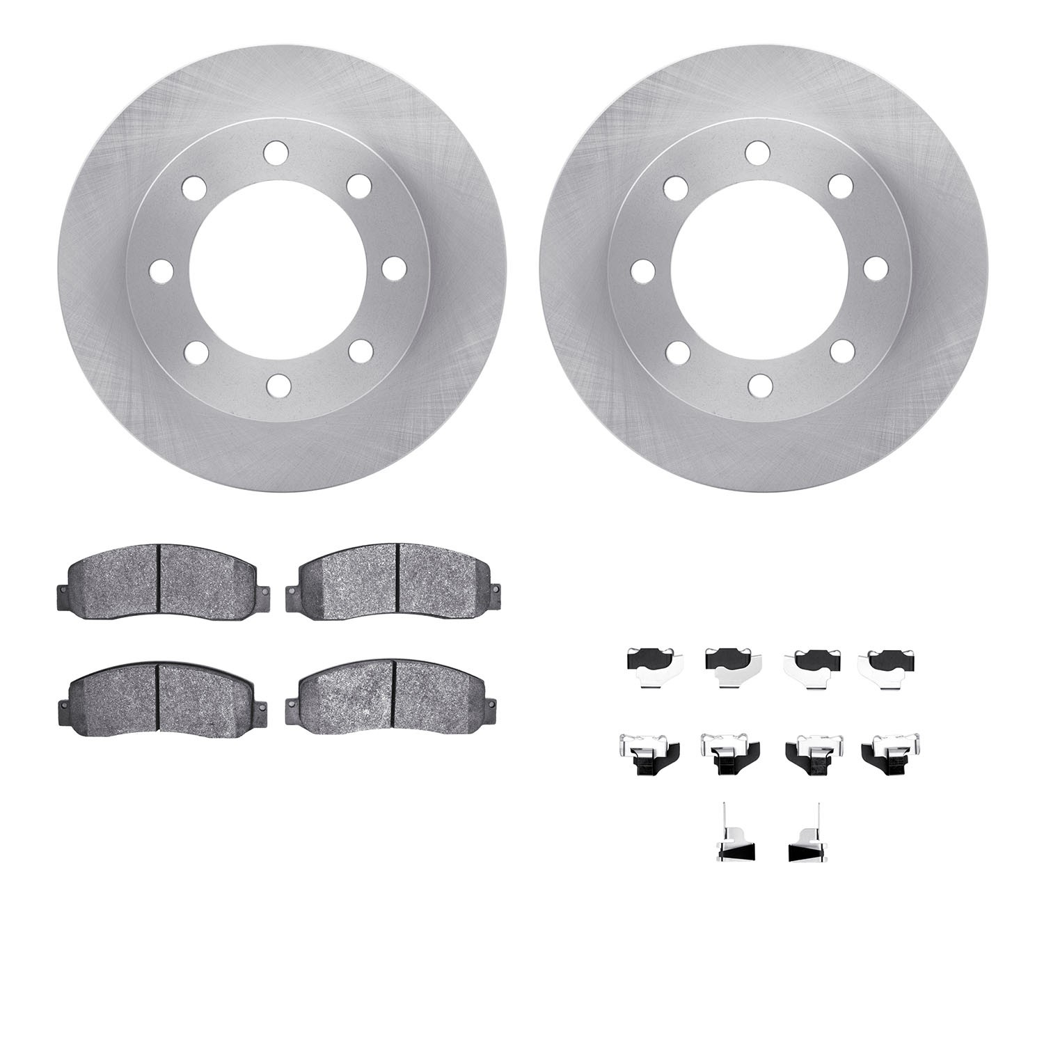 DFC Brake Rotor- HD Brake Pad - Hardware