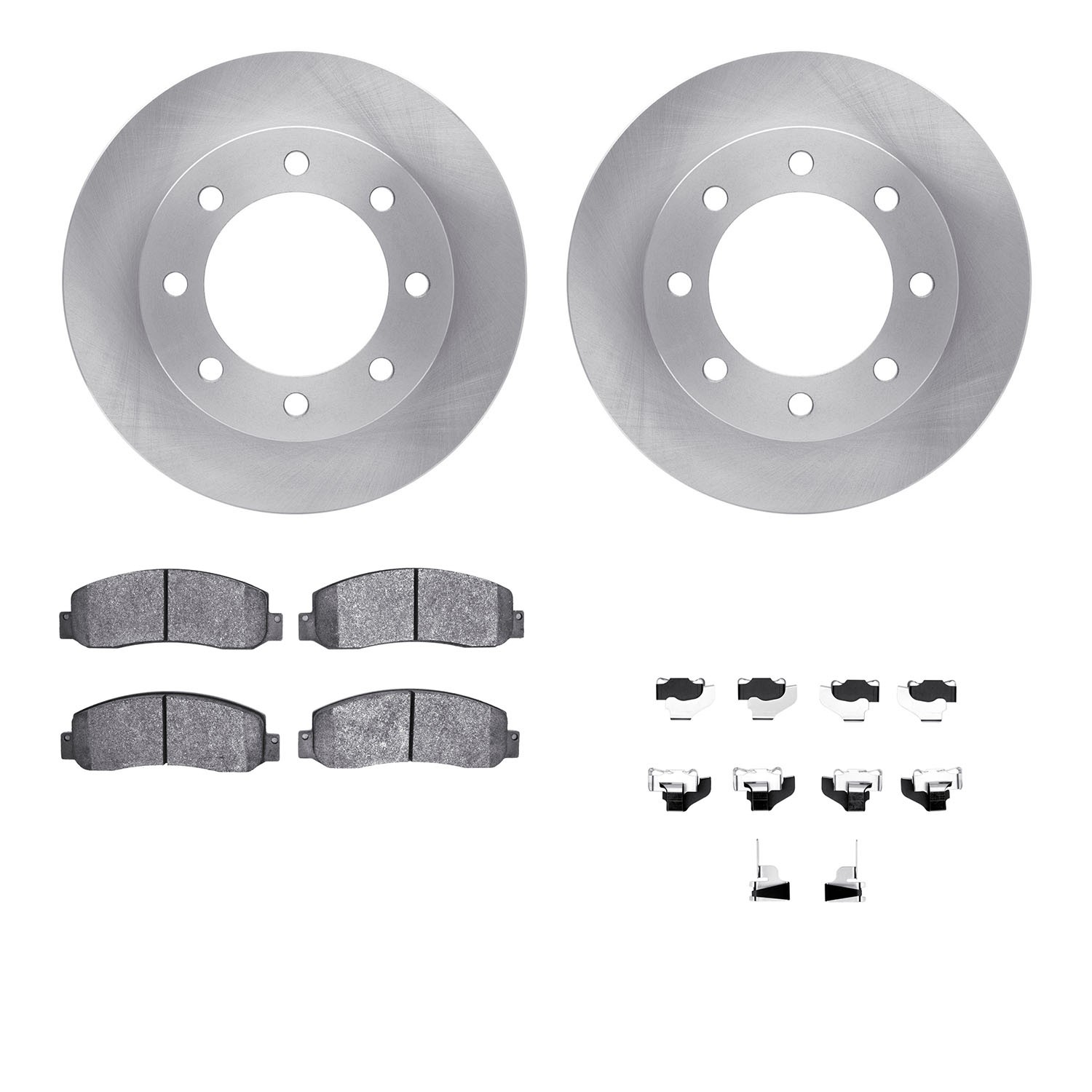 DFC Brake Rotor- HD Brake Pad - Hardware