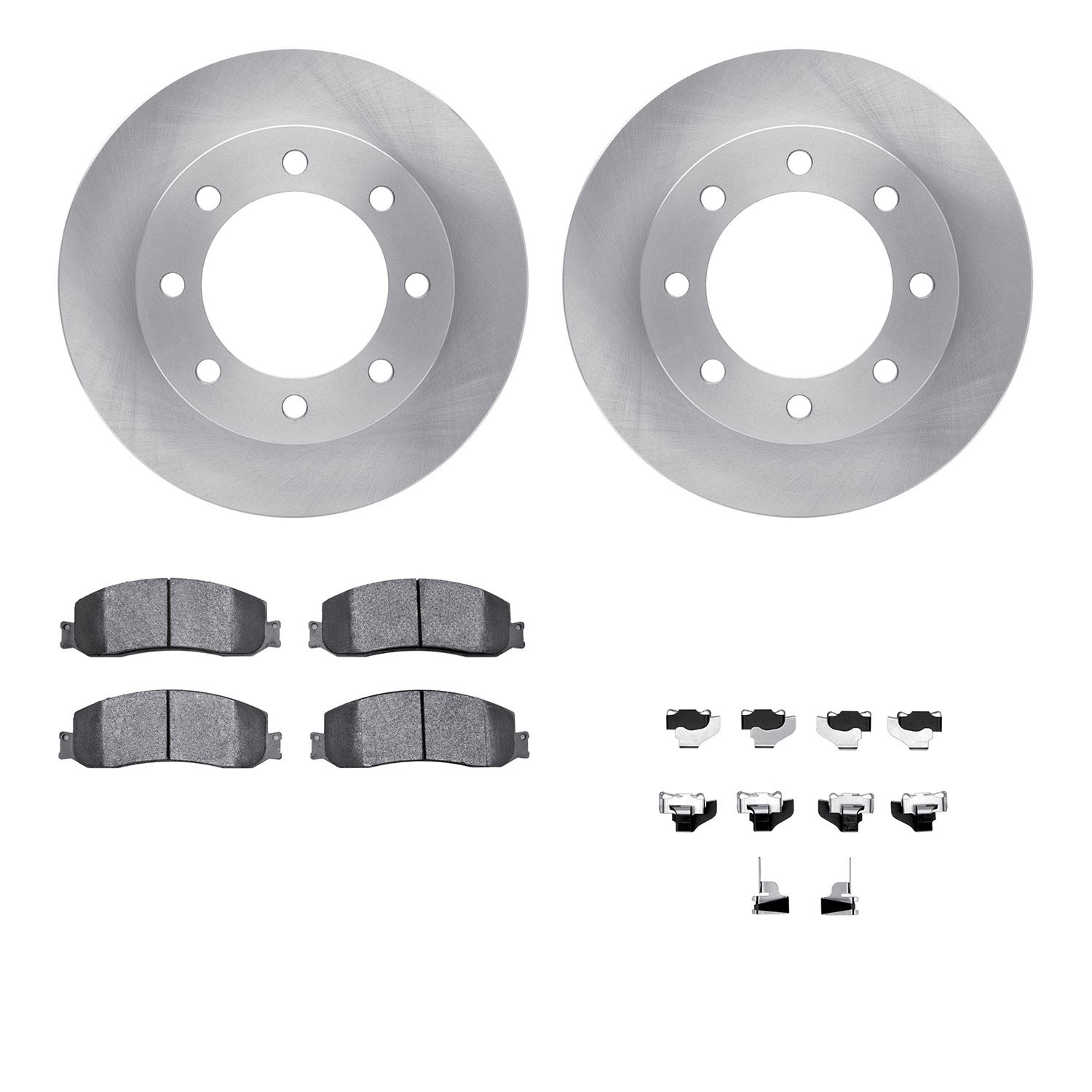 DFC Brake Rotor- HD Brake Pad - Hardware