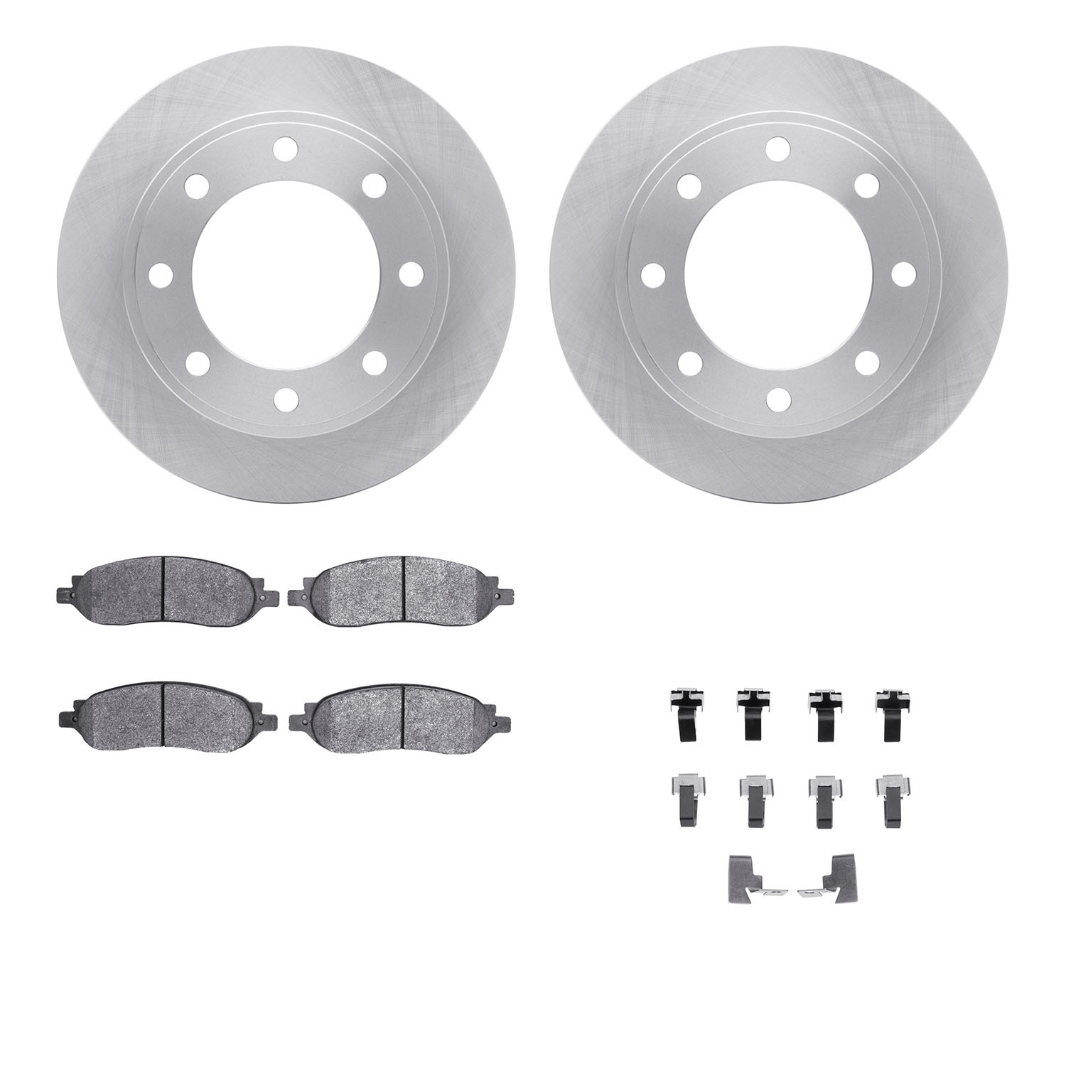 DFC Brake Rotor- HD Brake Pad - Hardware