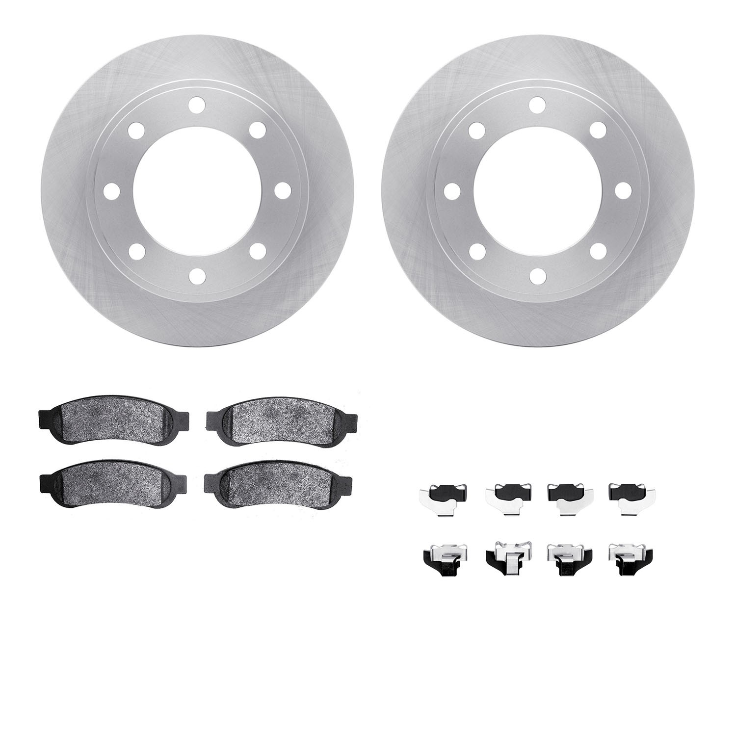 DFC Brake Rotor- HD Brake Pad - Hardware