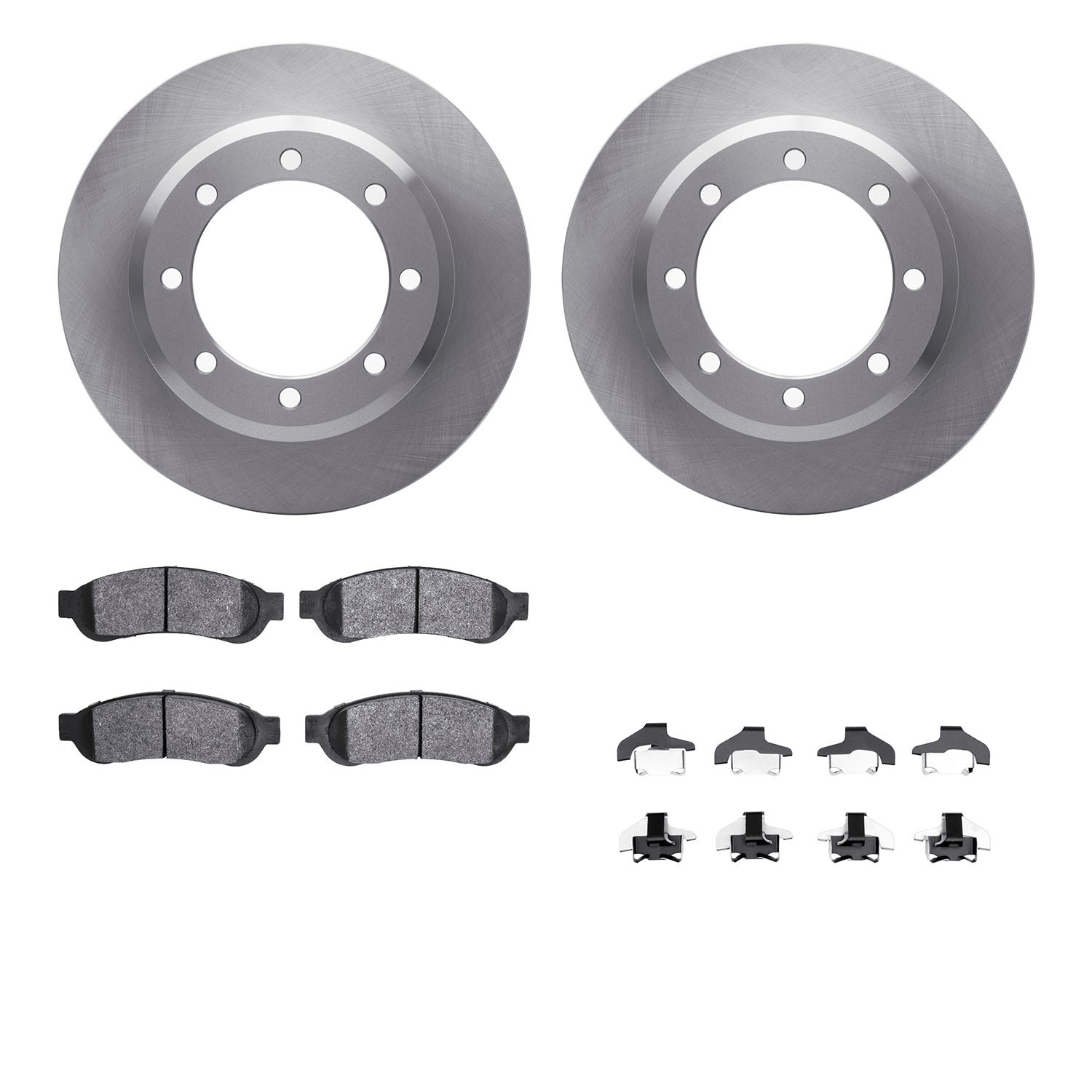 DFC Brake Rotor- HD Brake Pad - Hardware