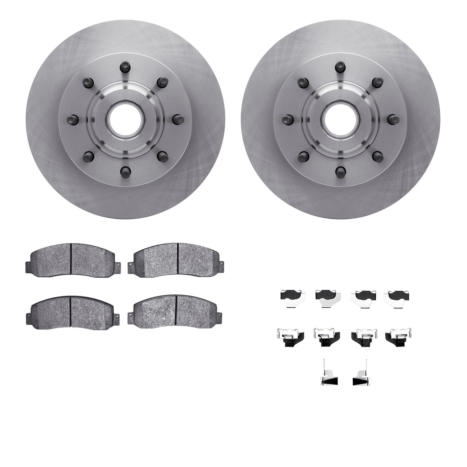 DFC Brake Rotor- HD Brake Pad - Hardware
