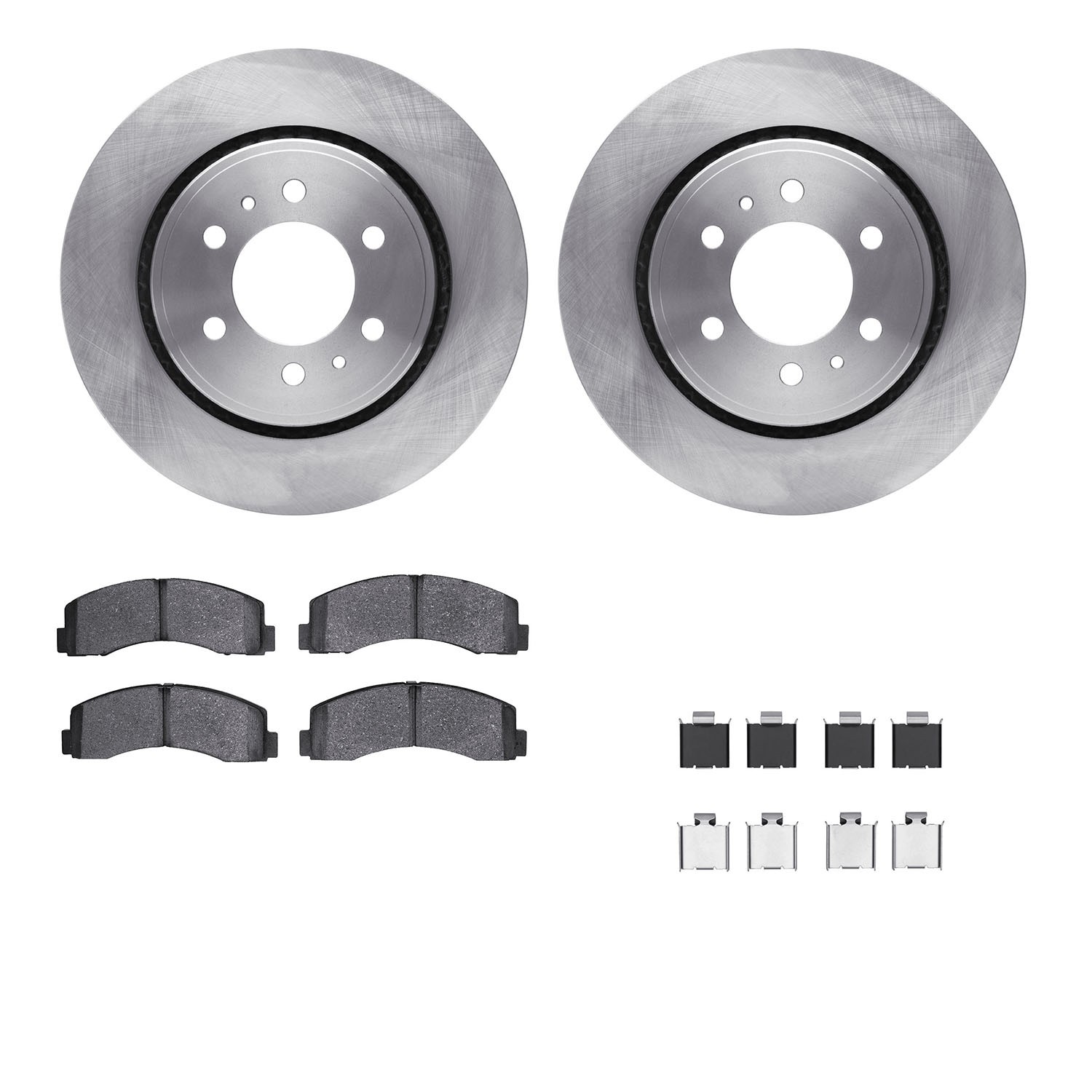 DFC Brake Rotor- HD Brake Pad - Hardware