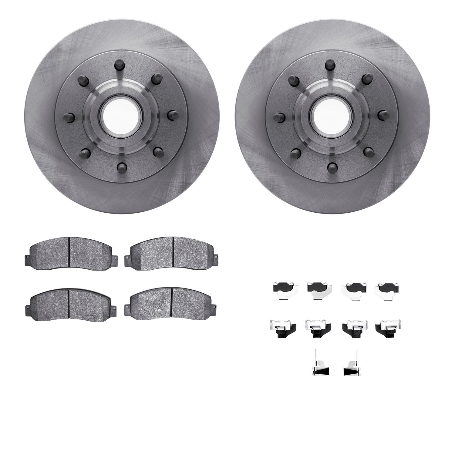 DFC Brake Rotor- HD Brake Pad - Hardware