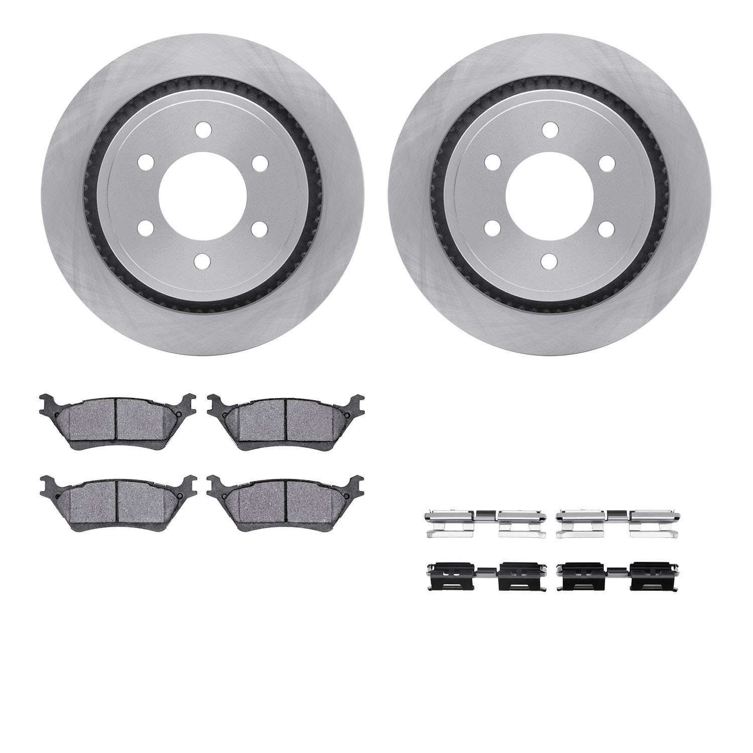 DFC Brake Rotor- HD Brake Pad - Hardware