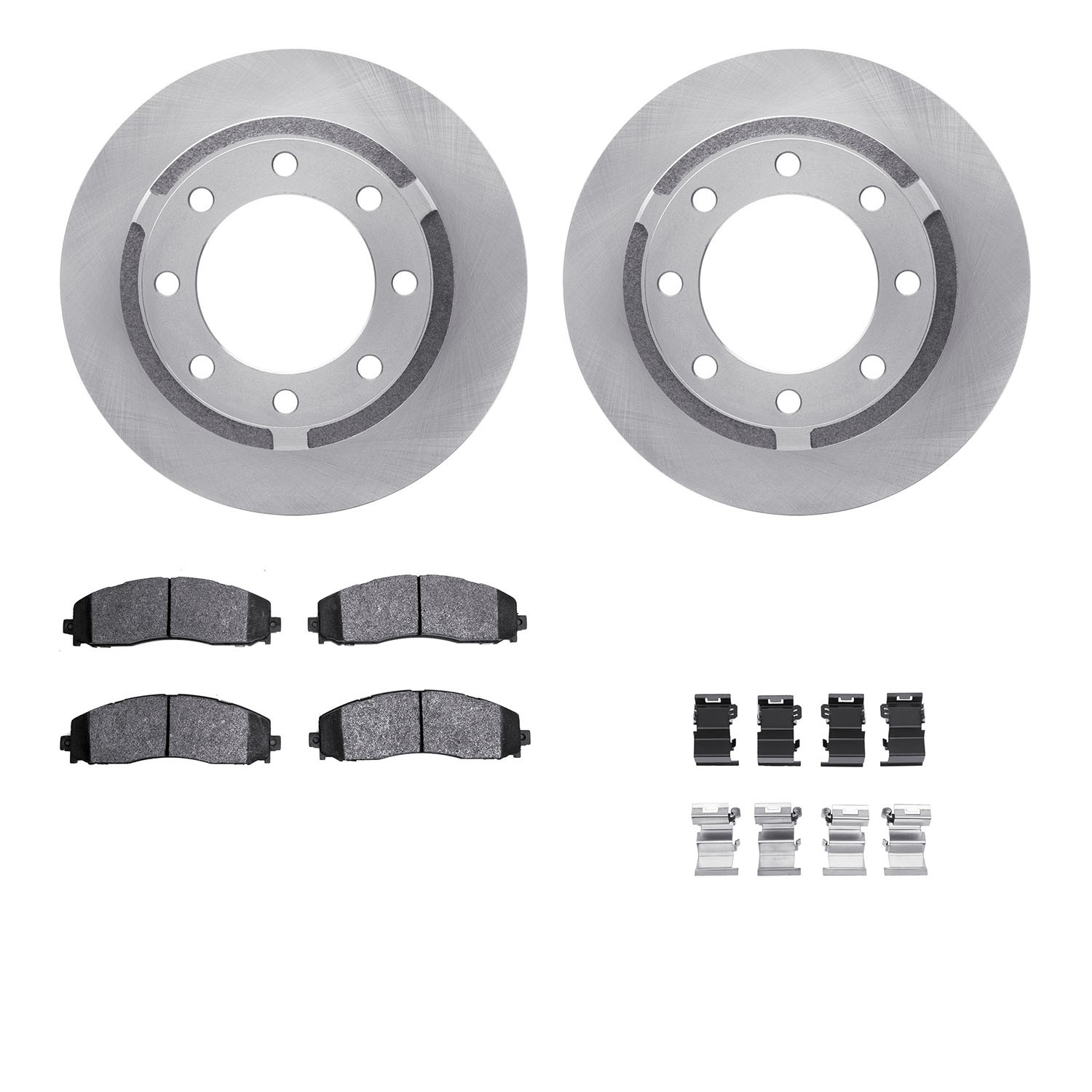 DFC Brake Rotor- HD Brake Pad - Hardware