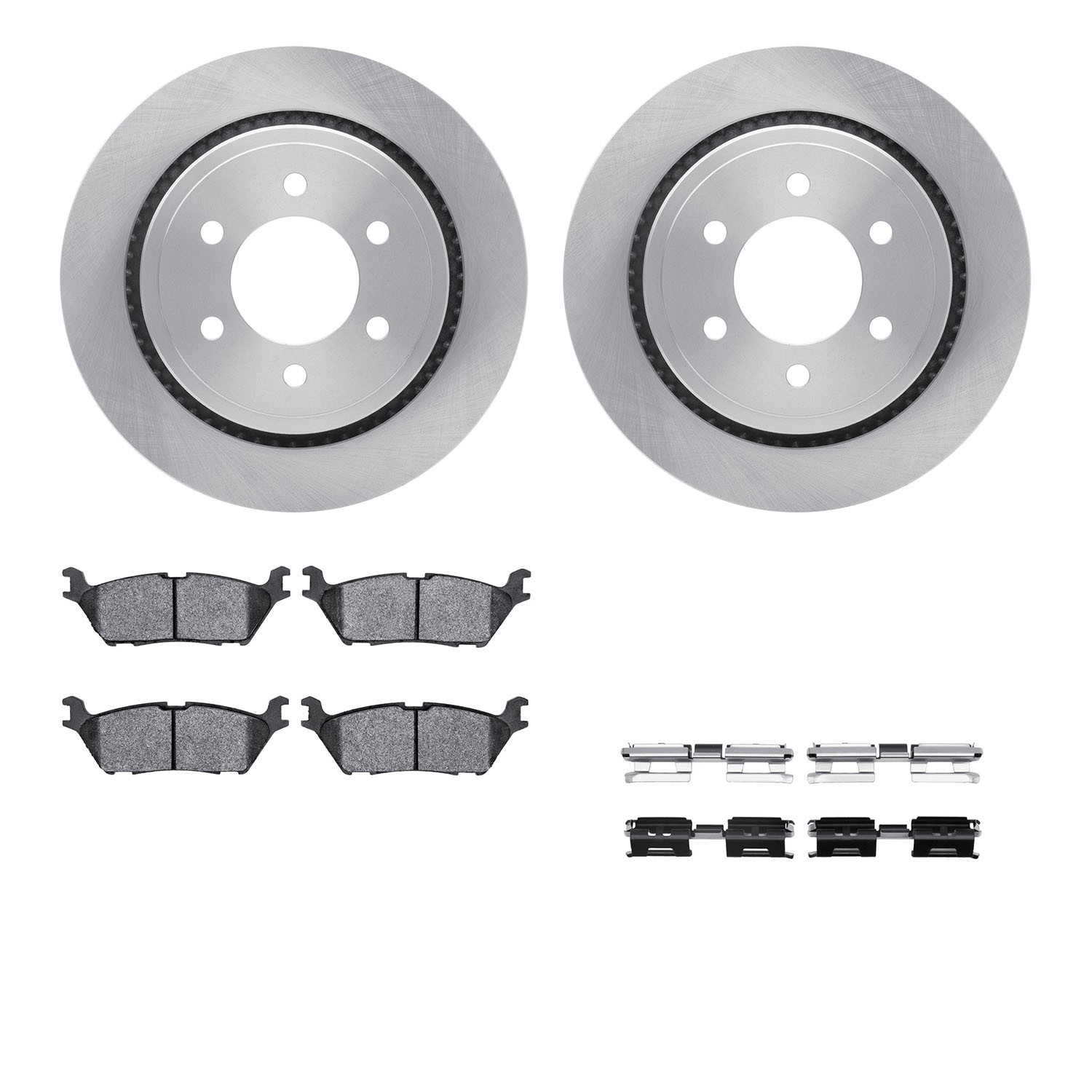 DFC Brake Rotor- HD Brake Pad - Hardware