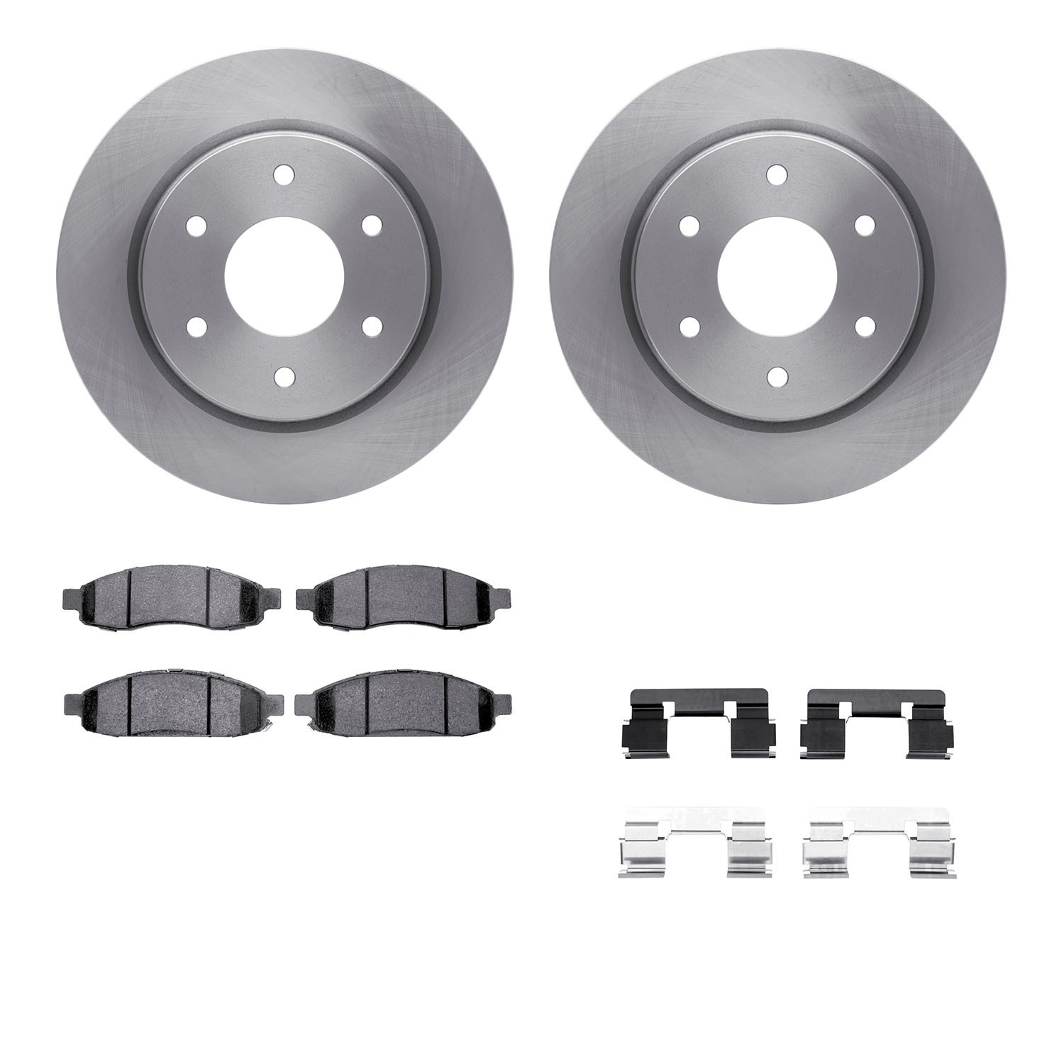 DFC Brake Rotor- HD Brake Pad - Hardware