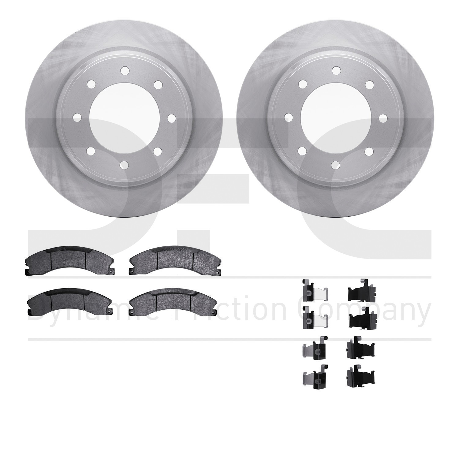 DFC Brake Rotor- HD Brake Pad - Hardware