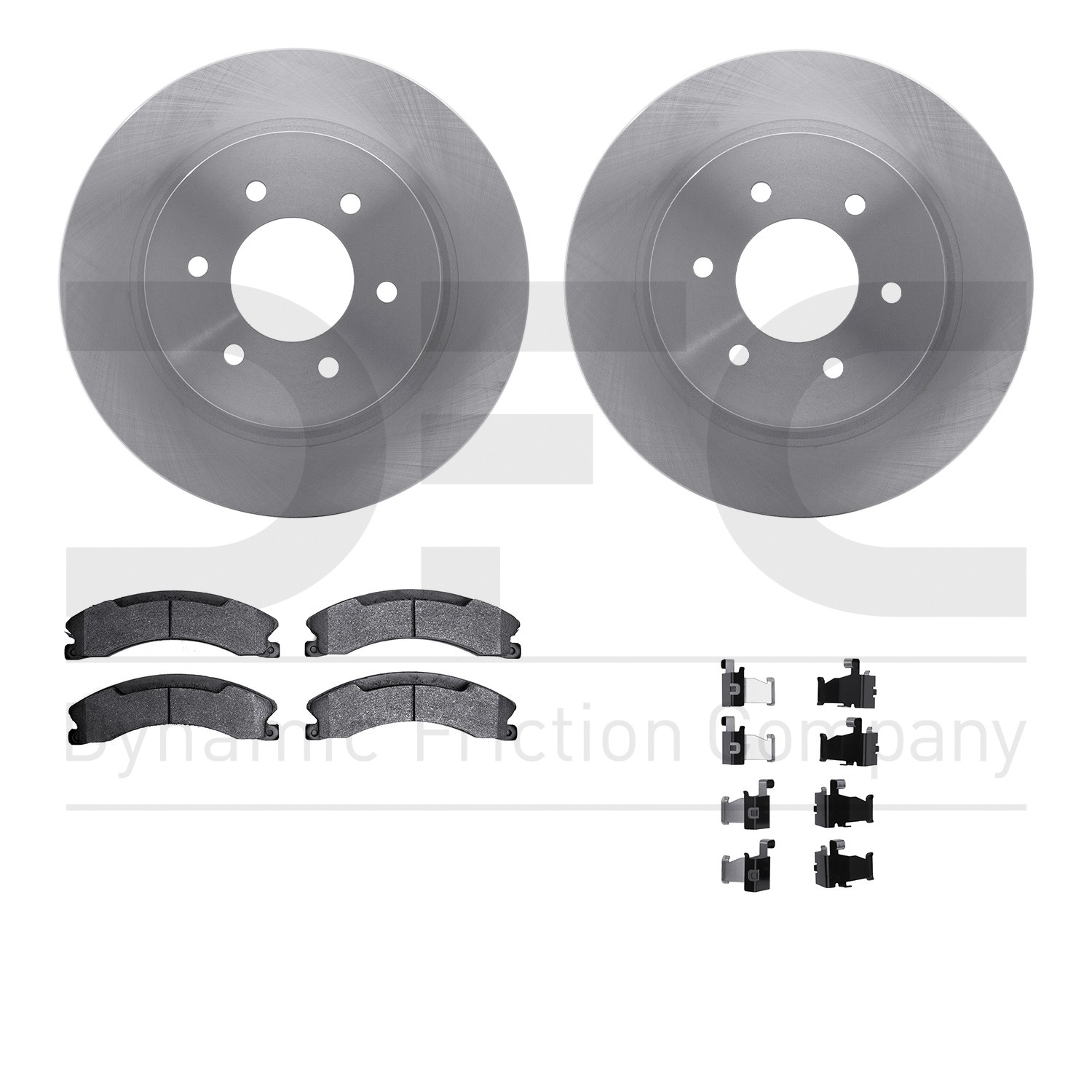 DFC Brake Rotor- HD Brake Pad - Hardware