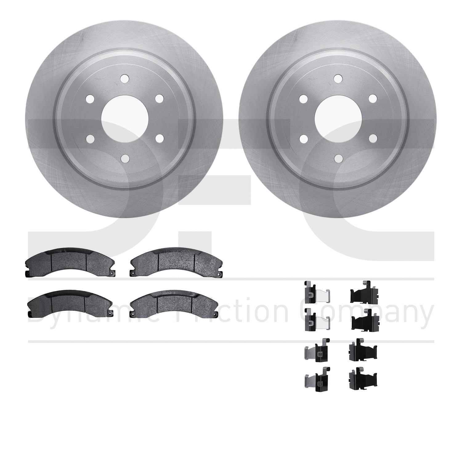 DFC Brake Rotor- HD Brake Pad - Hardware