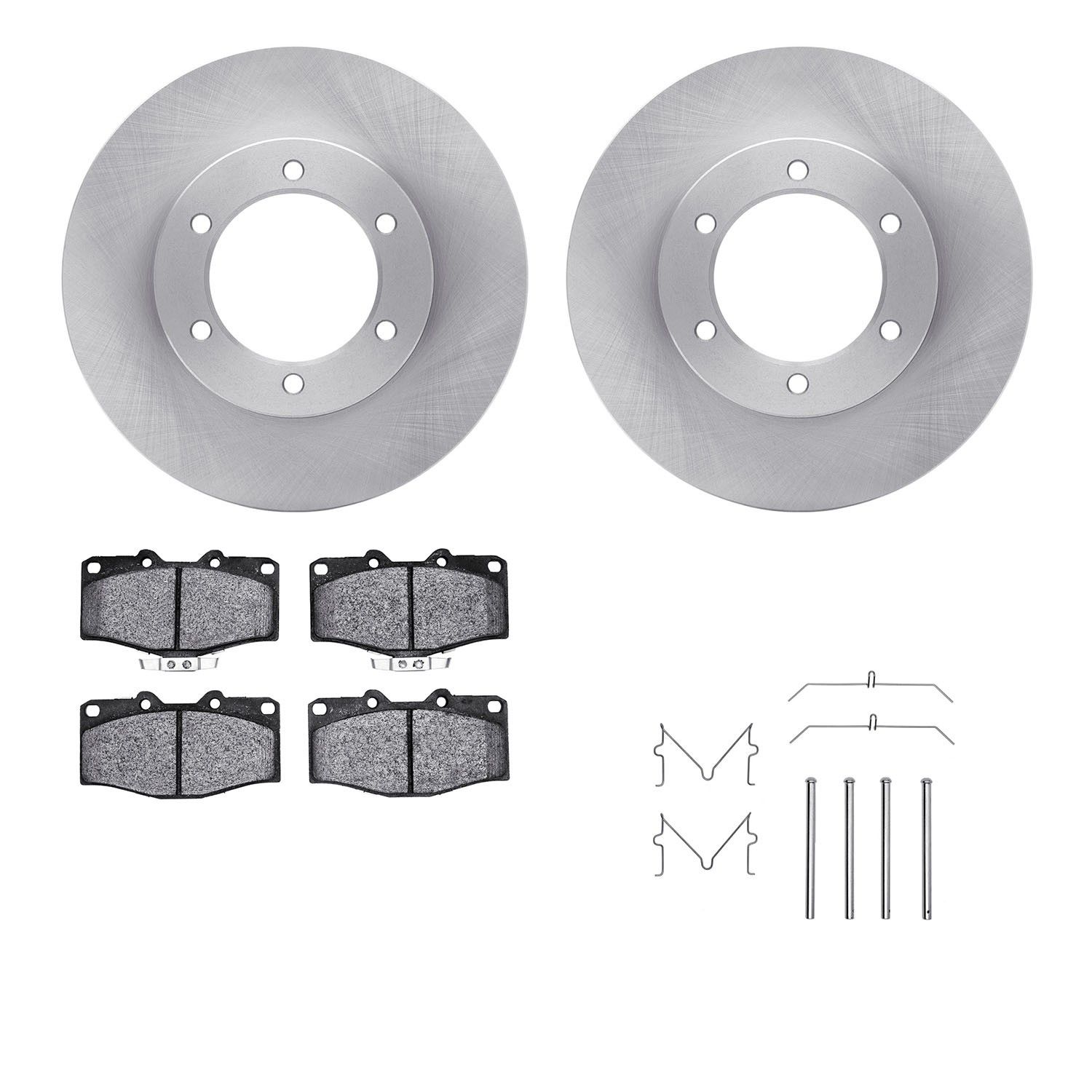 DFC Brake Rotor- HD Brake Pad - Hardware