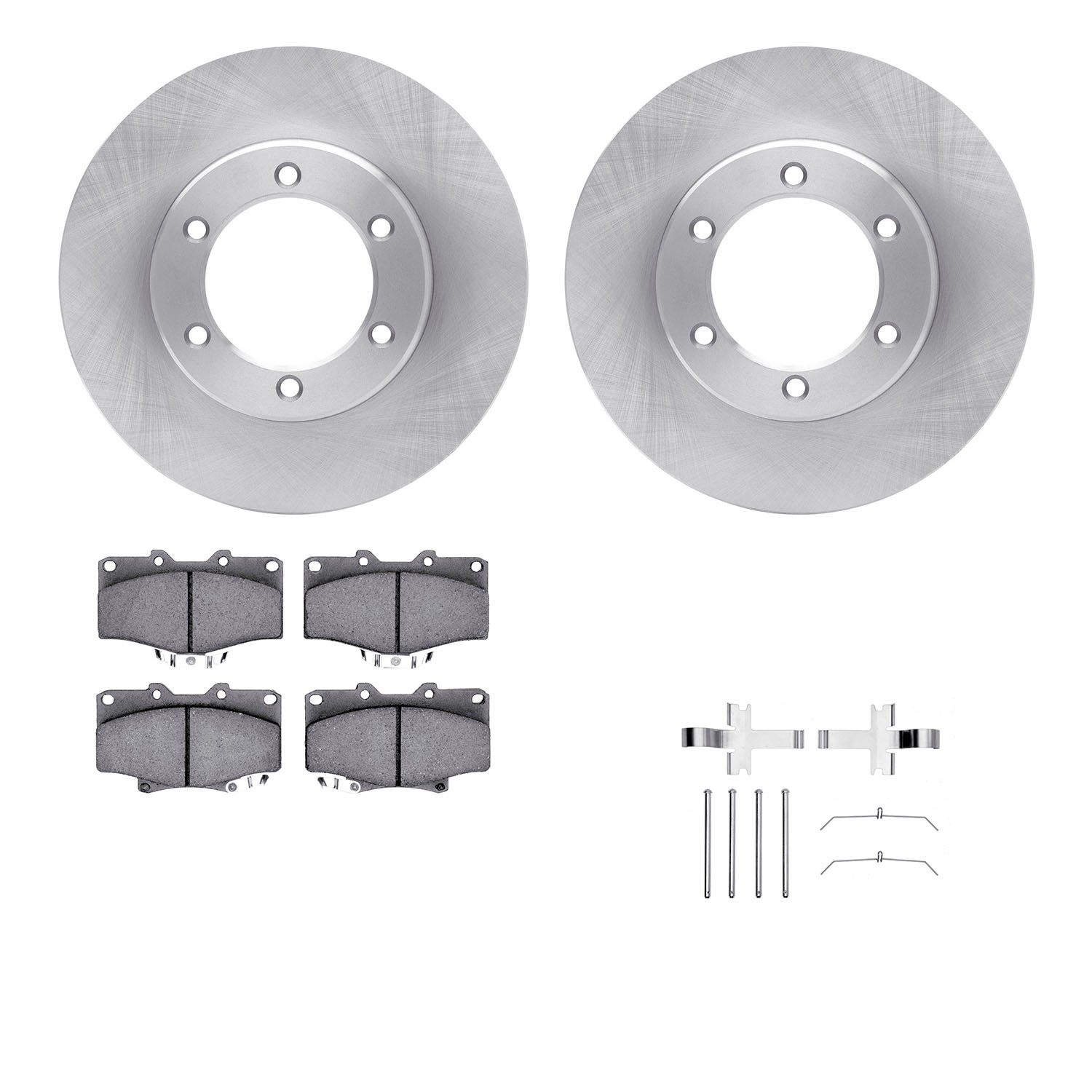 DFC Brake Rotor- HD Brake Pad - Hardware