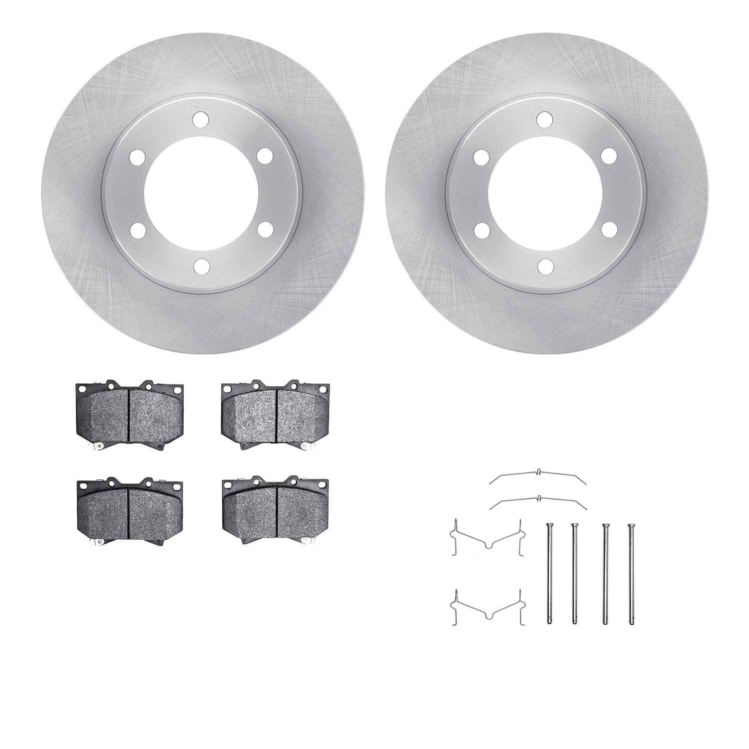DFC Brake Rotor- HD Brake Pad - Hardware