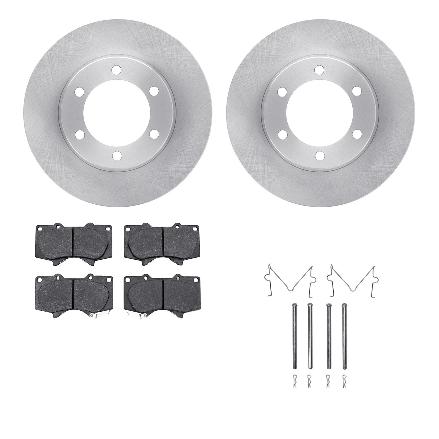 DFC Brake Rotor- HD Brake Pad - Hardware