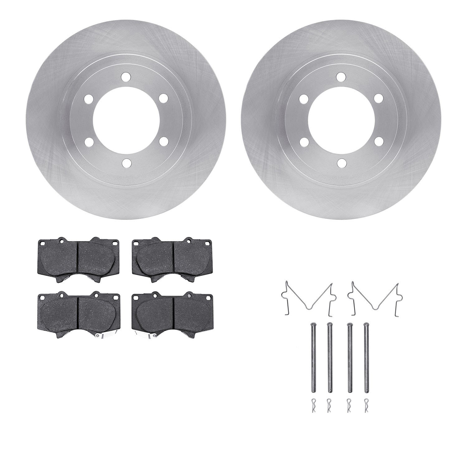 DFC Brake Rotor- HD Brake Pad - Hardware