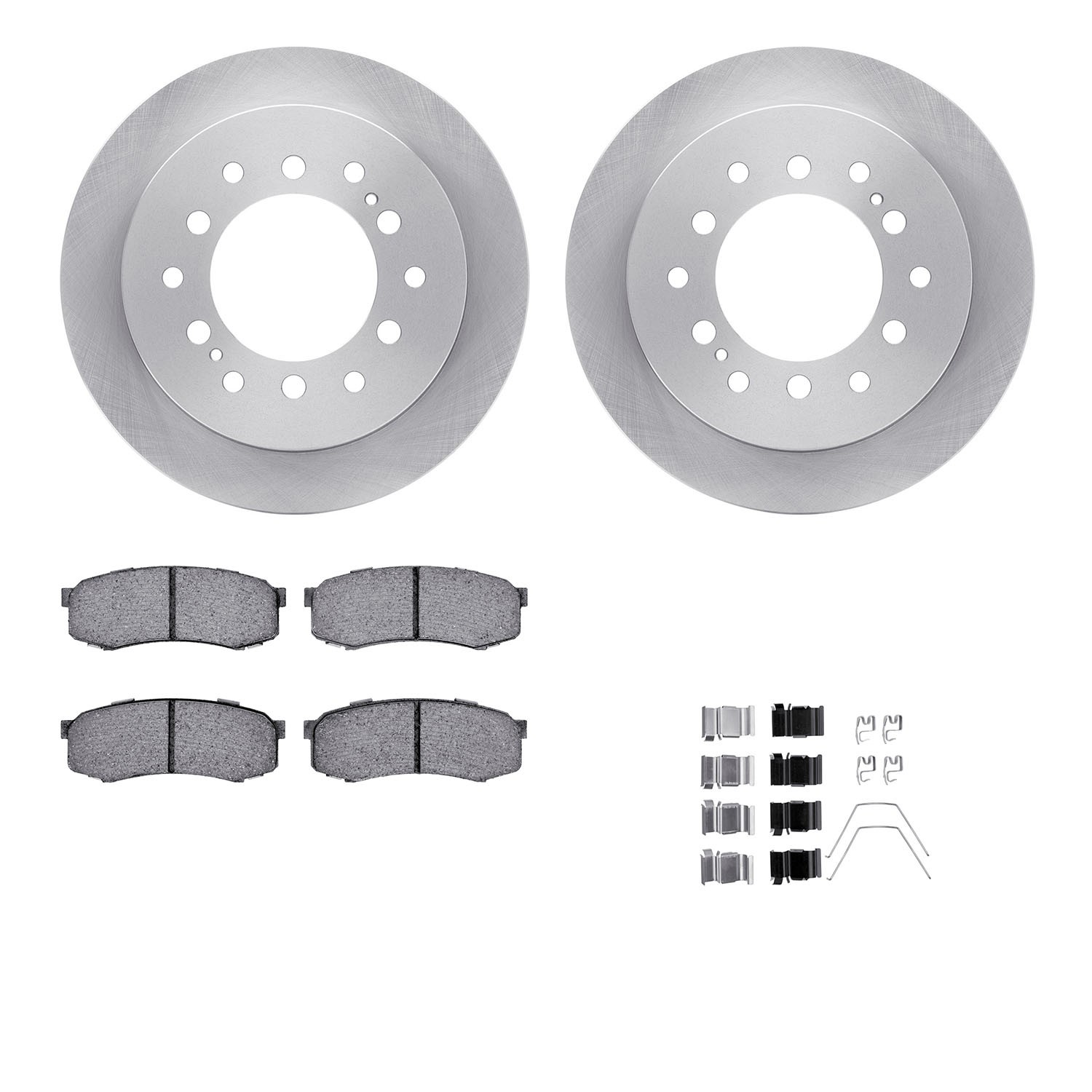 DFC Brake Rotor- HD Brake Pad - Hardware
