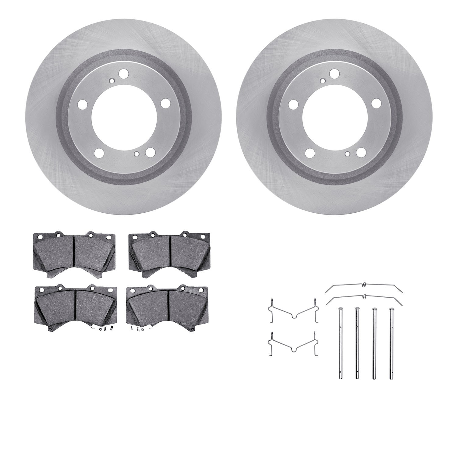 DFC Brake Rotor- HD Brake Pad - Hardware