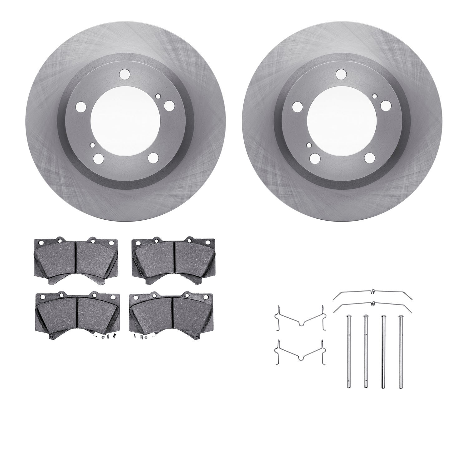 DFC Brake Rotor- HD Brake Pad - Hardware