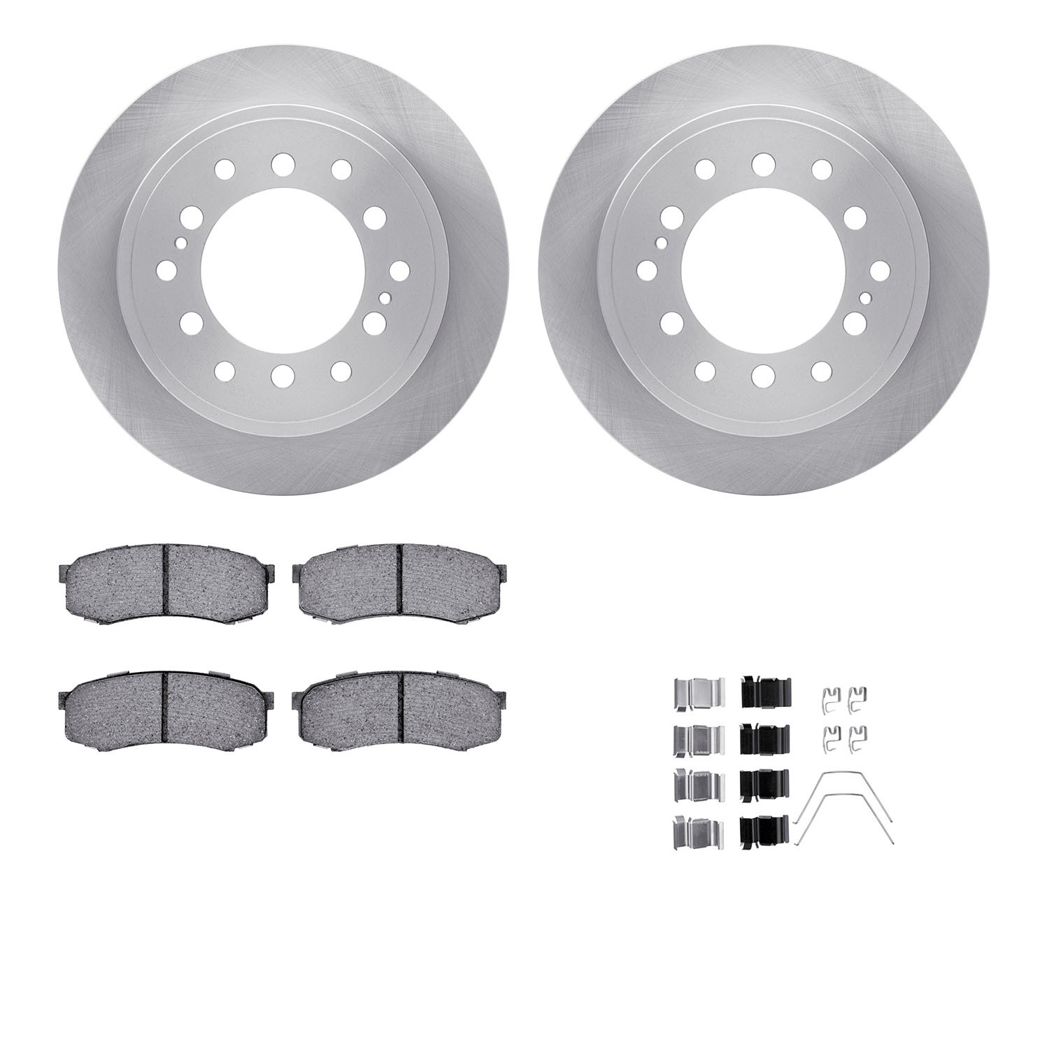 DFC Brake Rotor- HD Brake Pad - Hardware