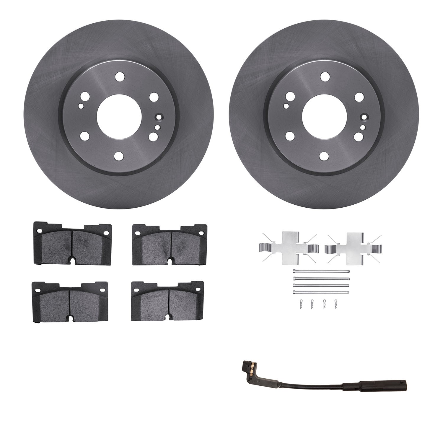 DFC Brake Rotor- HD Brake Pad - Hardware and Sensor