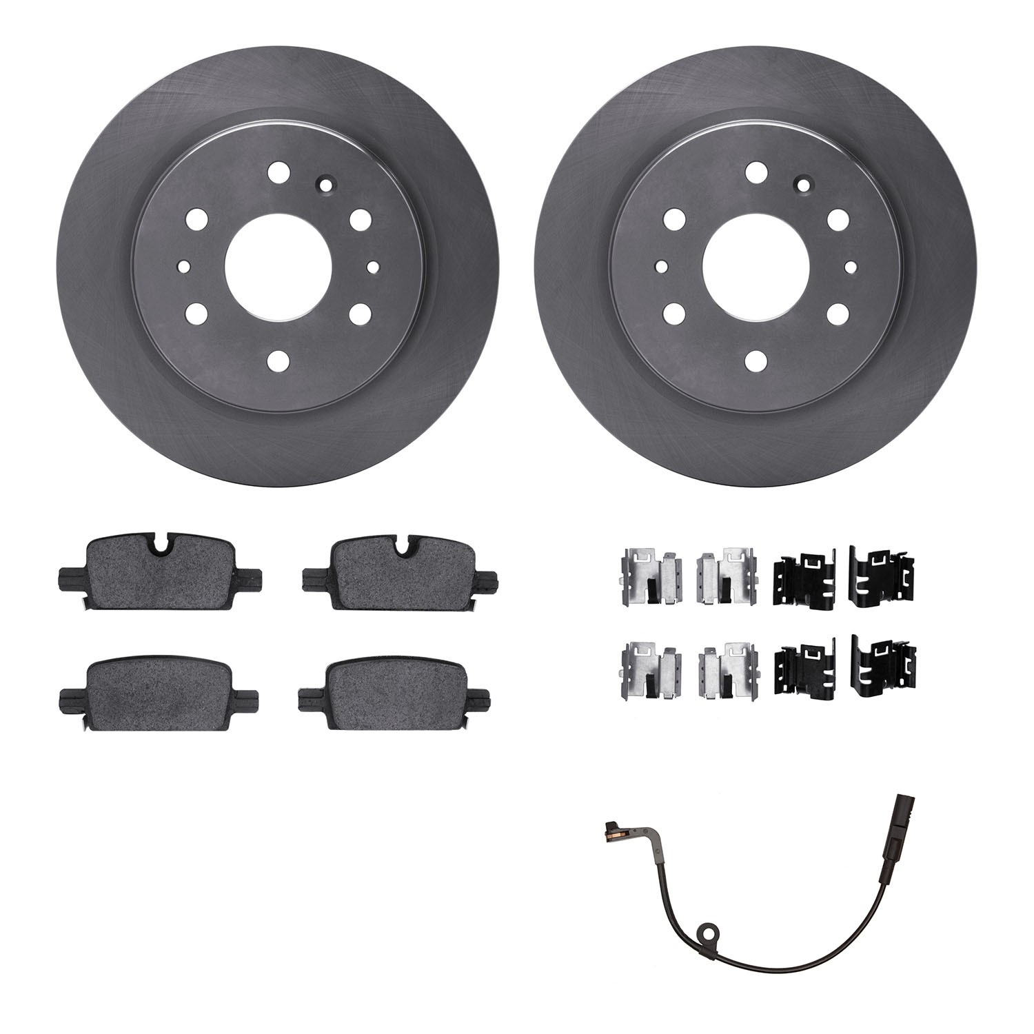 DFC Brake Rotor- HD Brake Pad - Hardware and Sensor