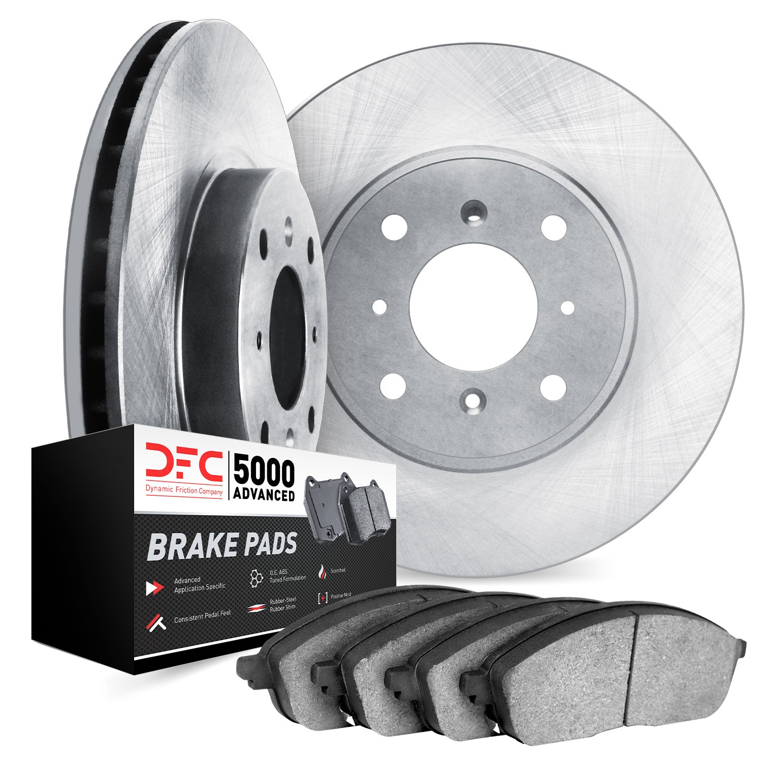 DFC Brake Rotor with 5000 Brake Pads