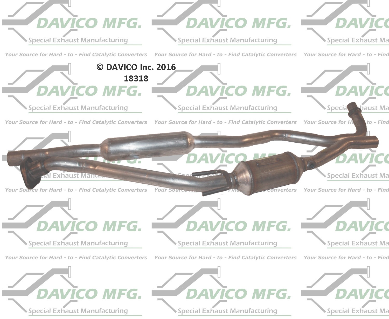 CARB Exempt Direct Fit Catalytic Converter