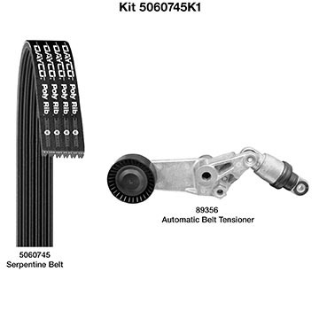 SERPENTINE BELT KIT, DAYCO