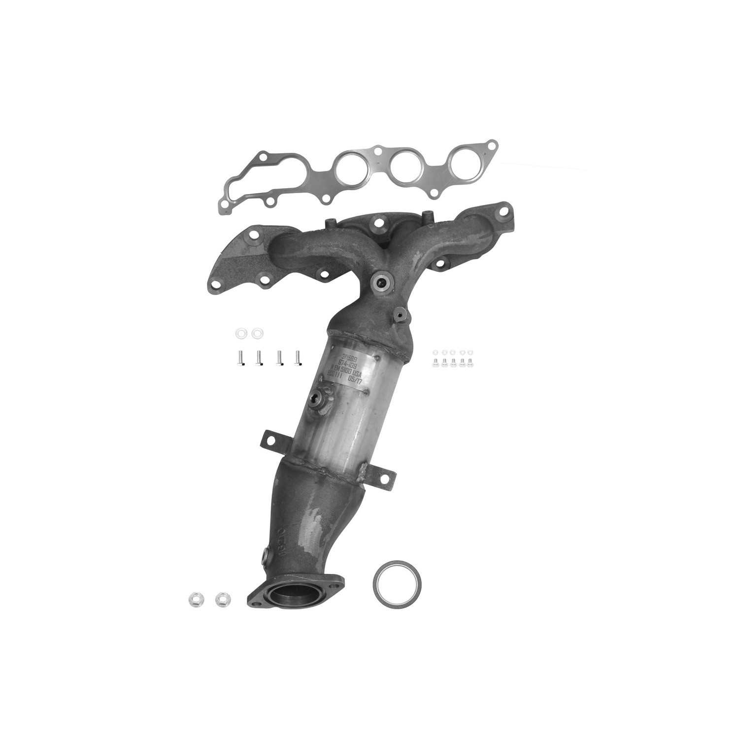 Federal / EPA Direct-Fit Manifold Converter Assembly