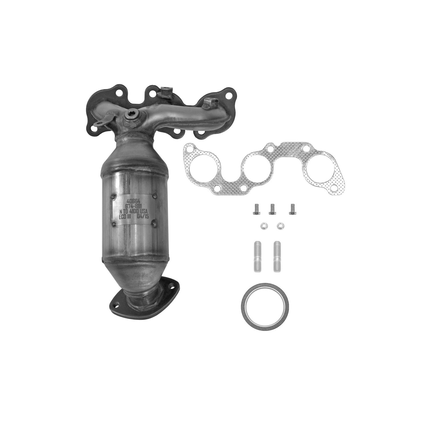 Federal / EPA Direct-Fit Manifold Converter Assembly