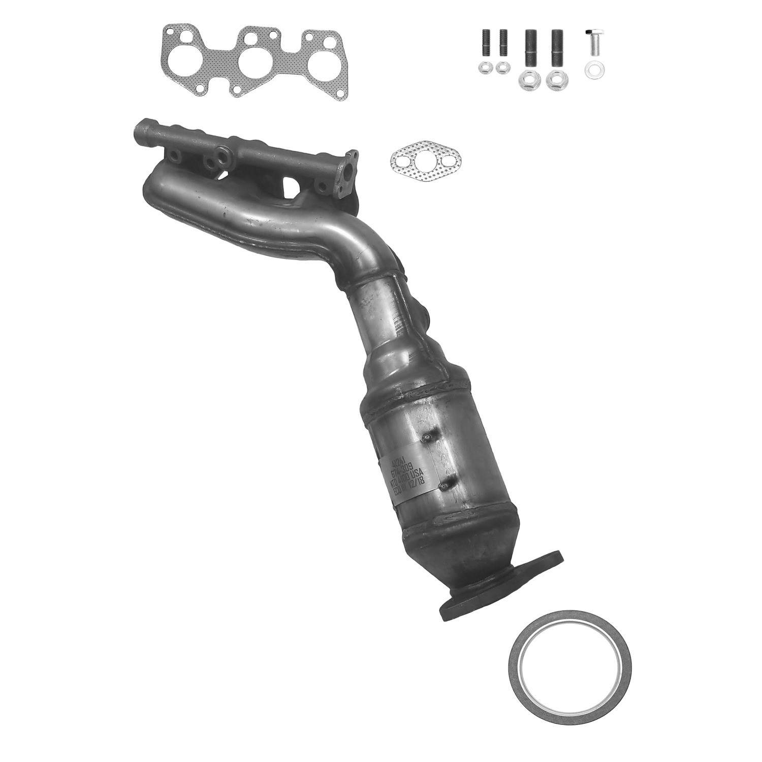 Federal / EPA Direct-Fit Manifold Converter Assembly