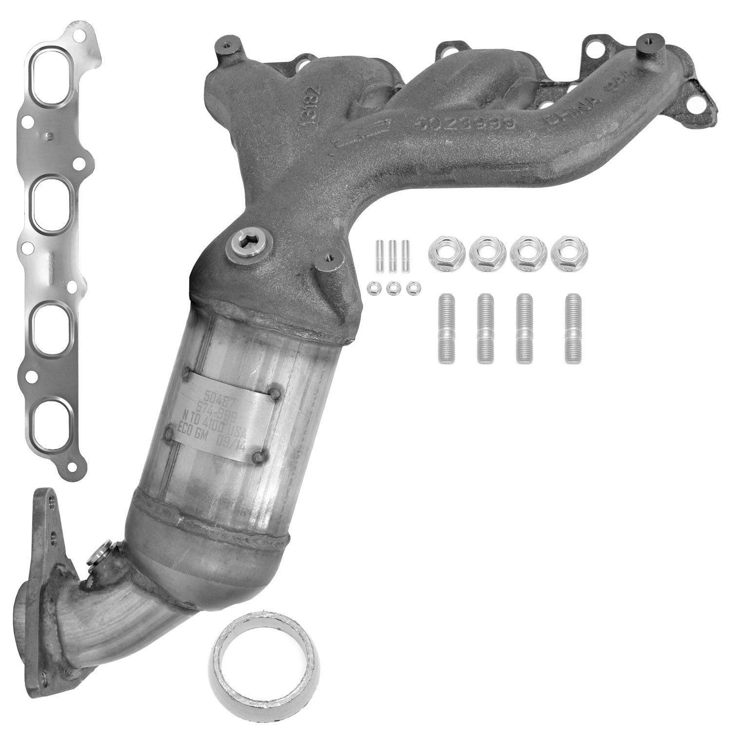 Federal / EPA Direct-Fit Manifold Converter Assembly